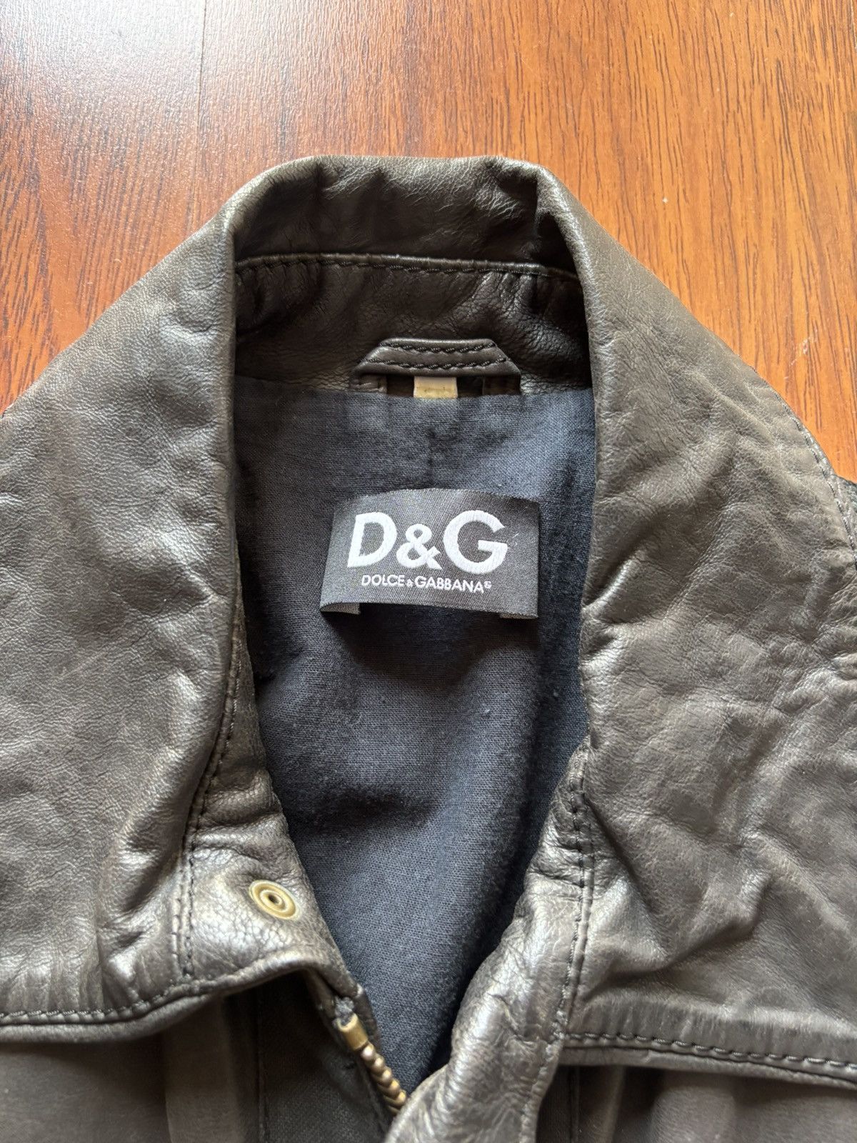 Dolce & Gabbana Dolce Gabbana 2000’s leather cargo jacket Size US M / EU 48-50 / 2 - 3 Thumbnail