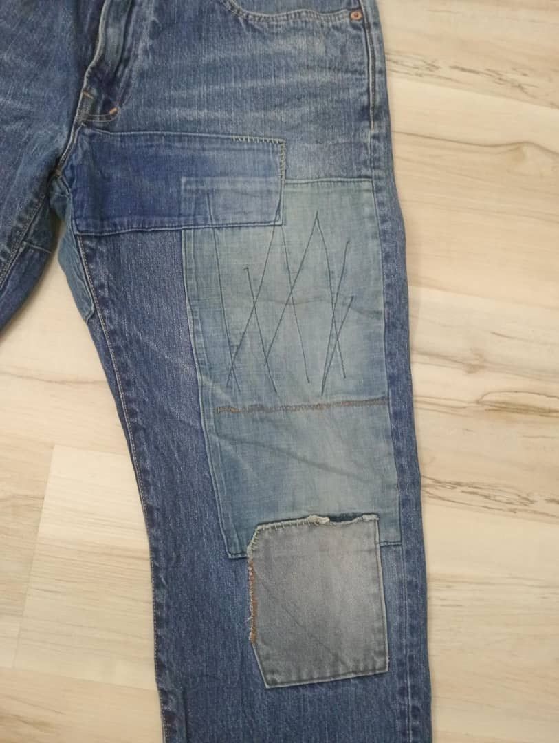 Blue Blue Japan Vintage Distressed Blue Blue Japan Size US 32 / EU 48 - 4 Thumbnail