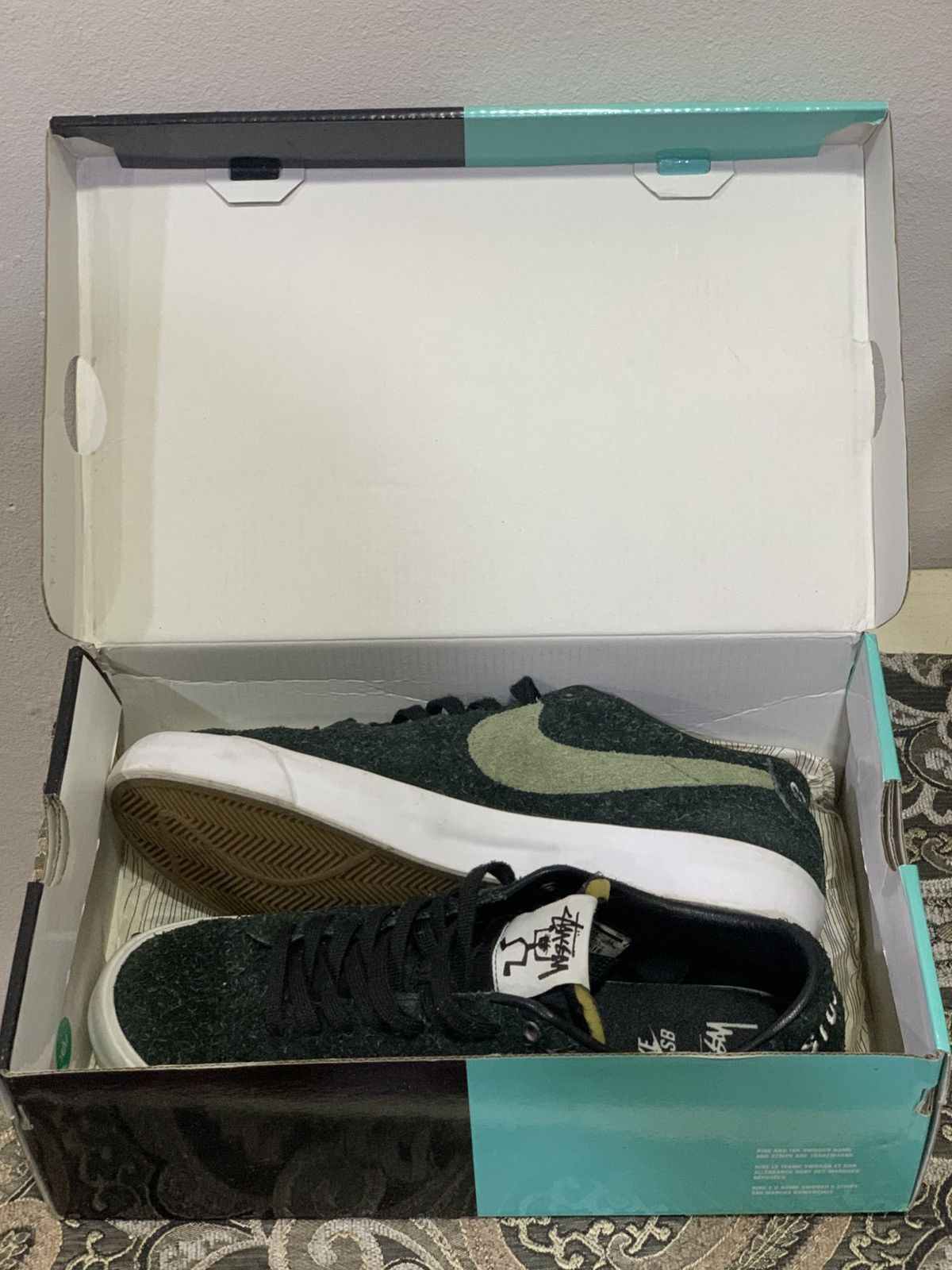 Nike × Stussy Stussy X Blazer Low SB Palm Green Size US 10.5 / EU 43-44 - 1 Thumbnail