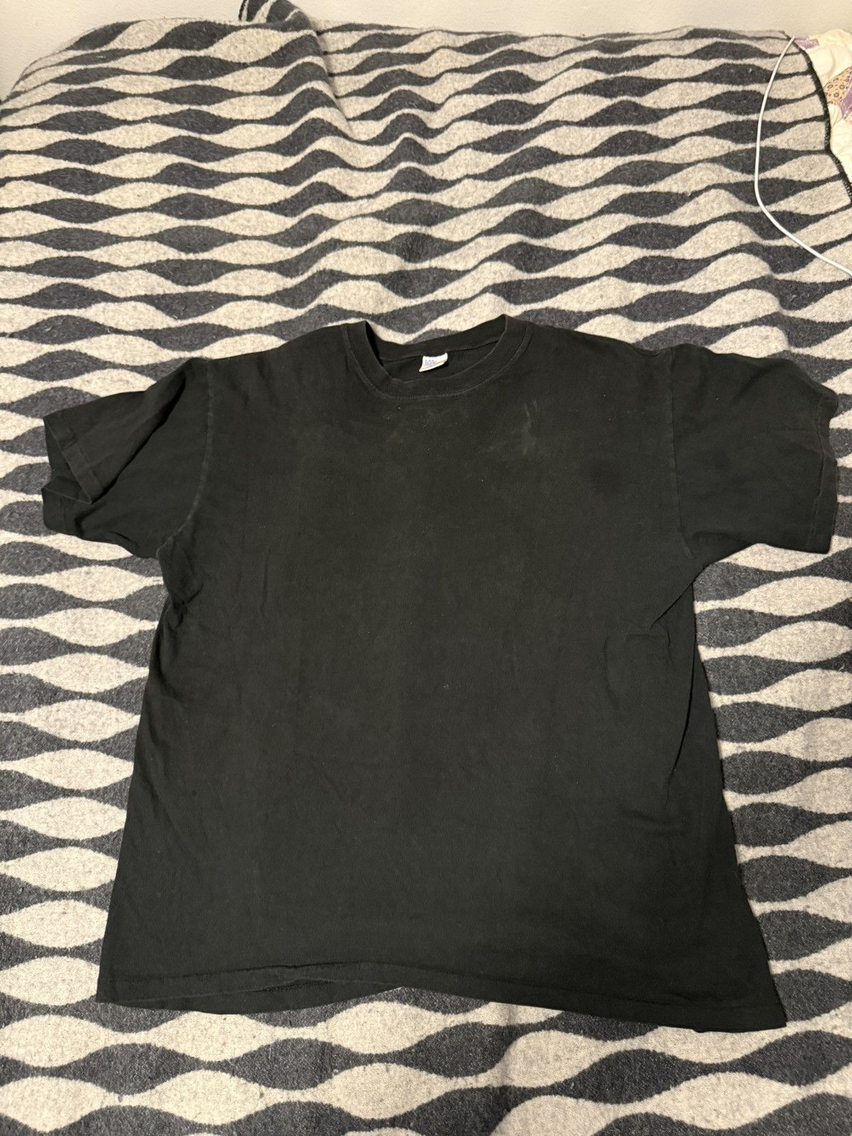Vintage 90s duke blank black tee Size US XL / EU 56 / 4 - 1 Thumbnail