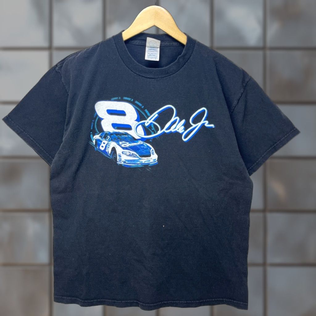 NASCAR VINTAGE NASCAR Dale Earnhardt Jr Oreo Racing T-Shirt Large Sun Faded Size US L / EU 52-54 / 3 - 1 Thumbnail