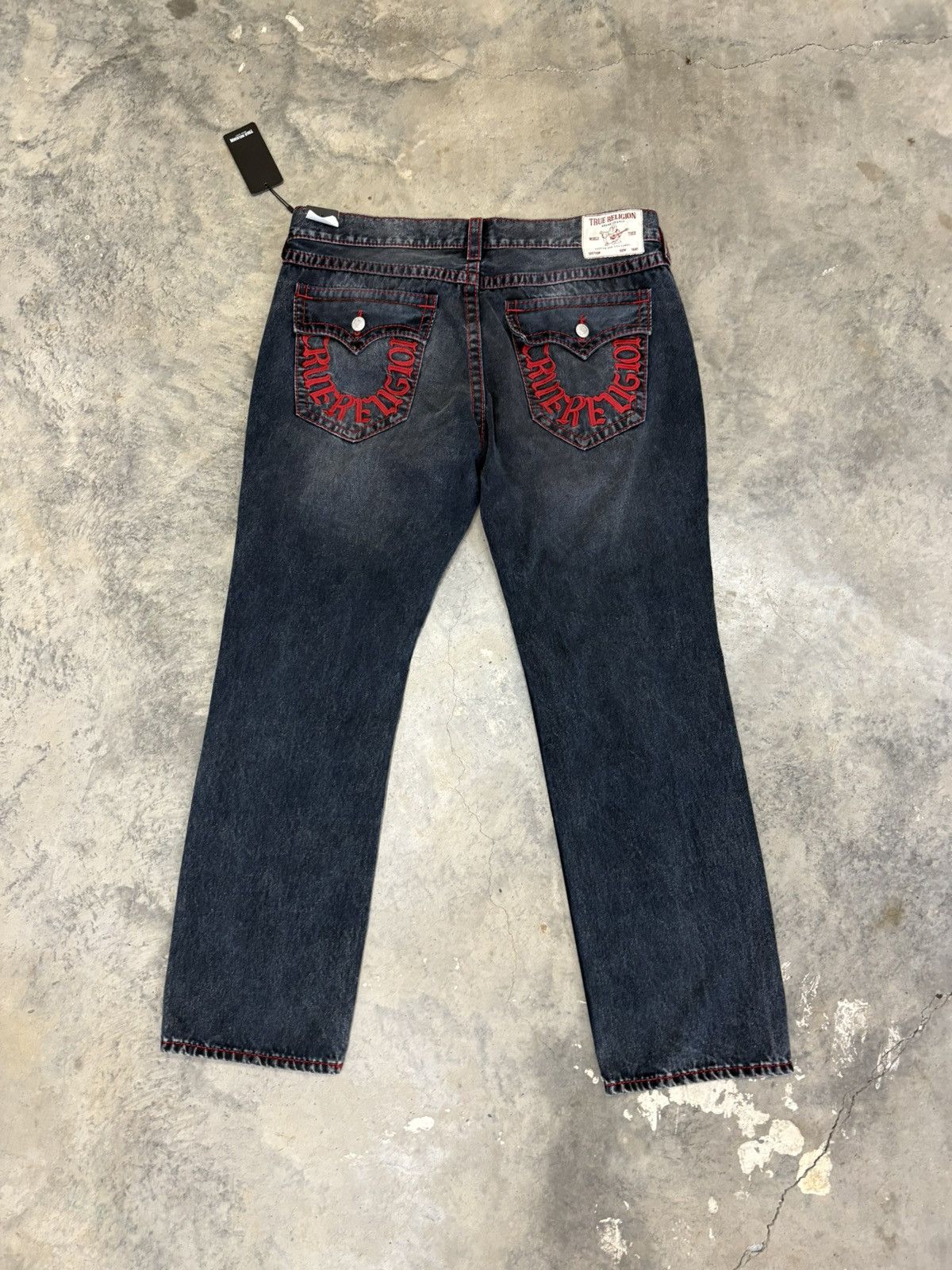 True Religion Dead stock red stitch true religion jeans Size US 40 / EU 56 - 1 Thumbnail