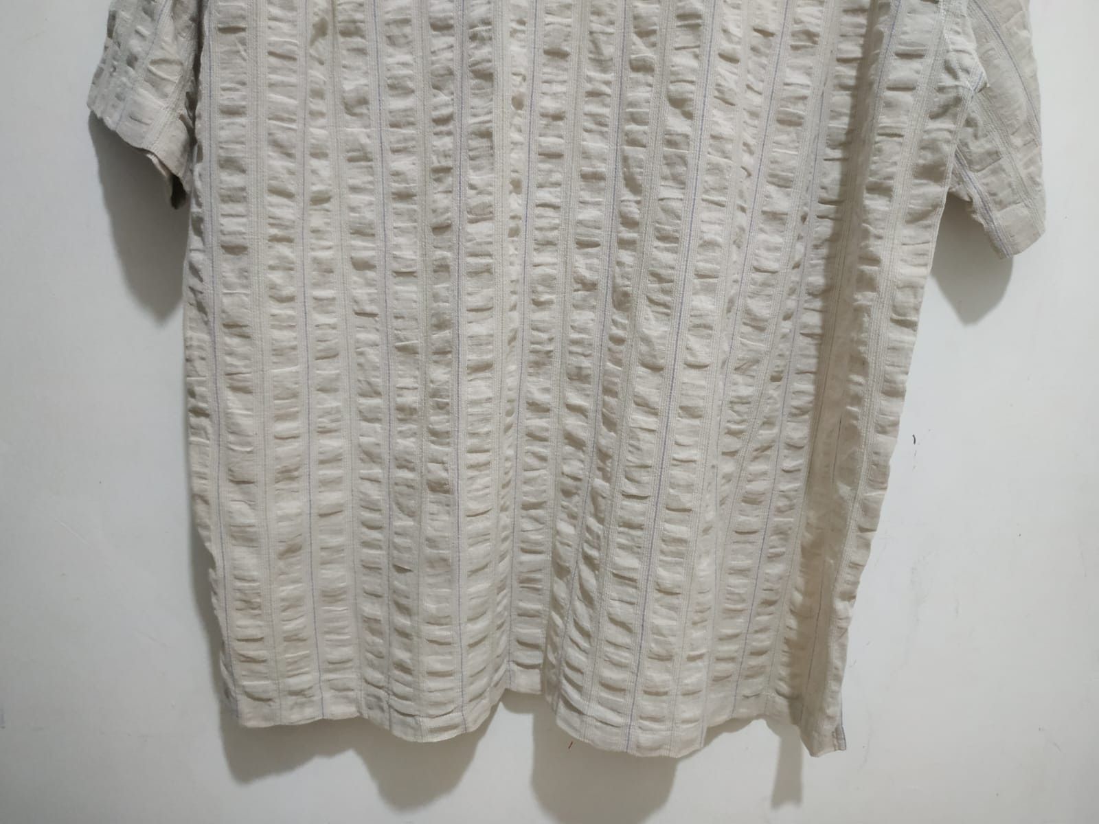 Lanvin Vintage Lanvin Wringkle Pleat Shirt Size US L / EU 52-54 / 3 - 17 Thumbnail