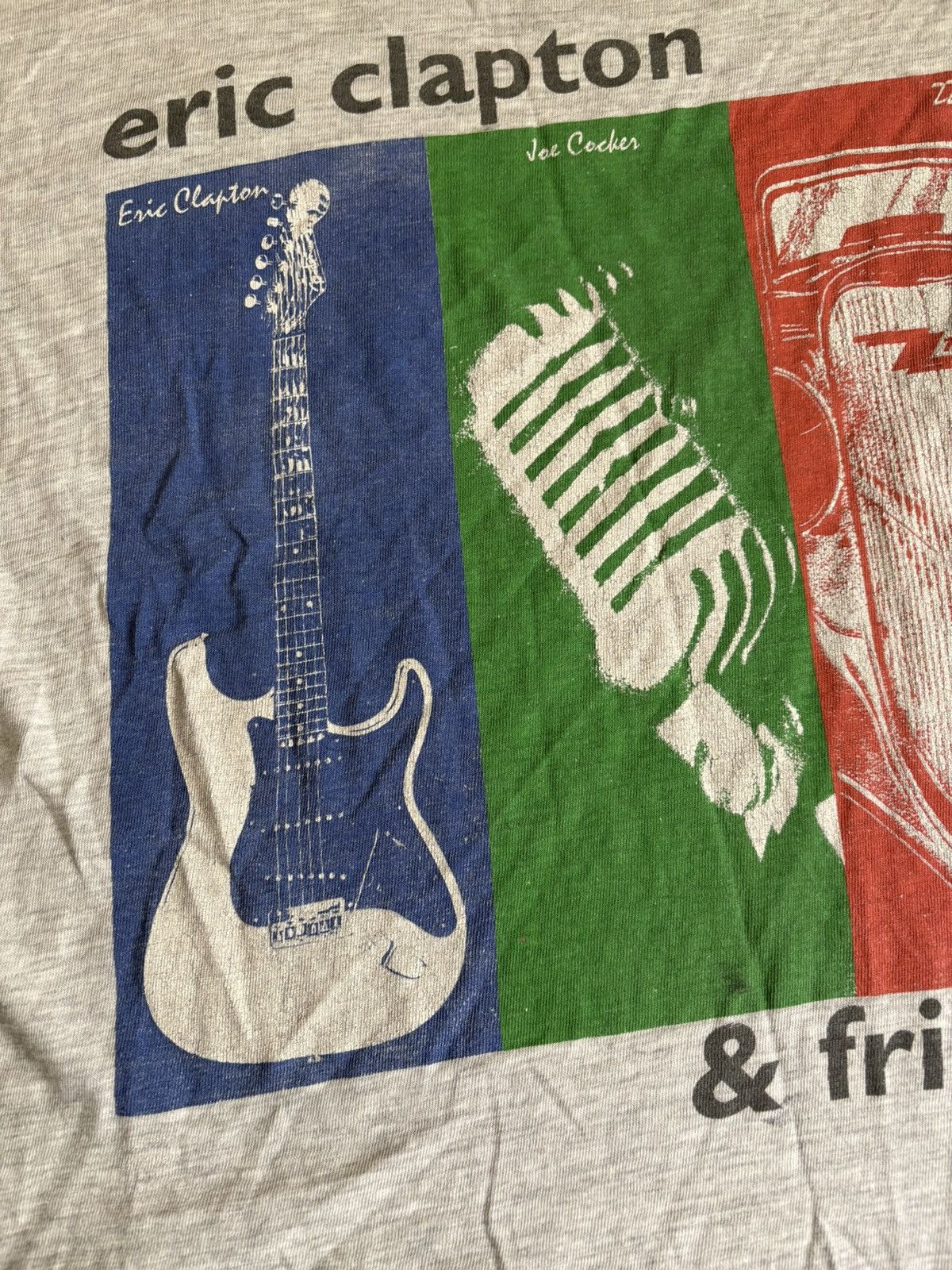 Band Tees Vintage 1993 Eric Clapton Joe Cocker ZZ Top Friends Tour Tee Size US M / EU 48-50 / 2 - 4 Thumbnail