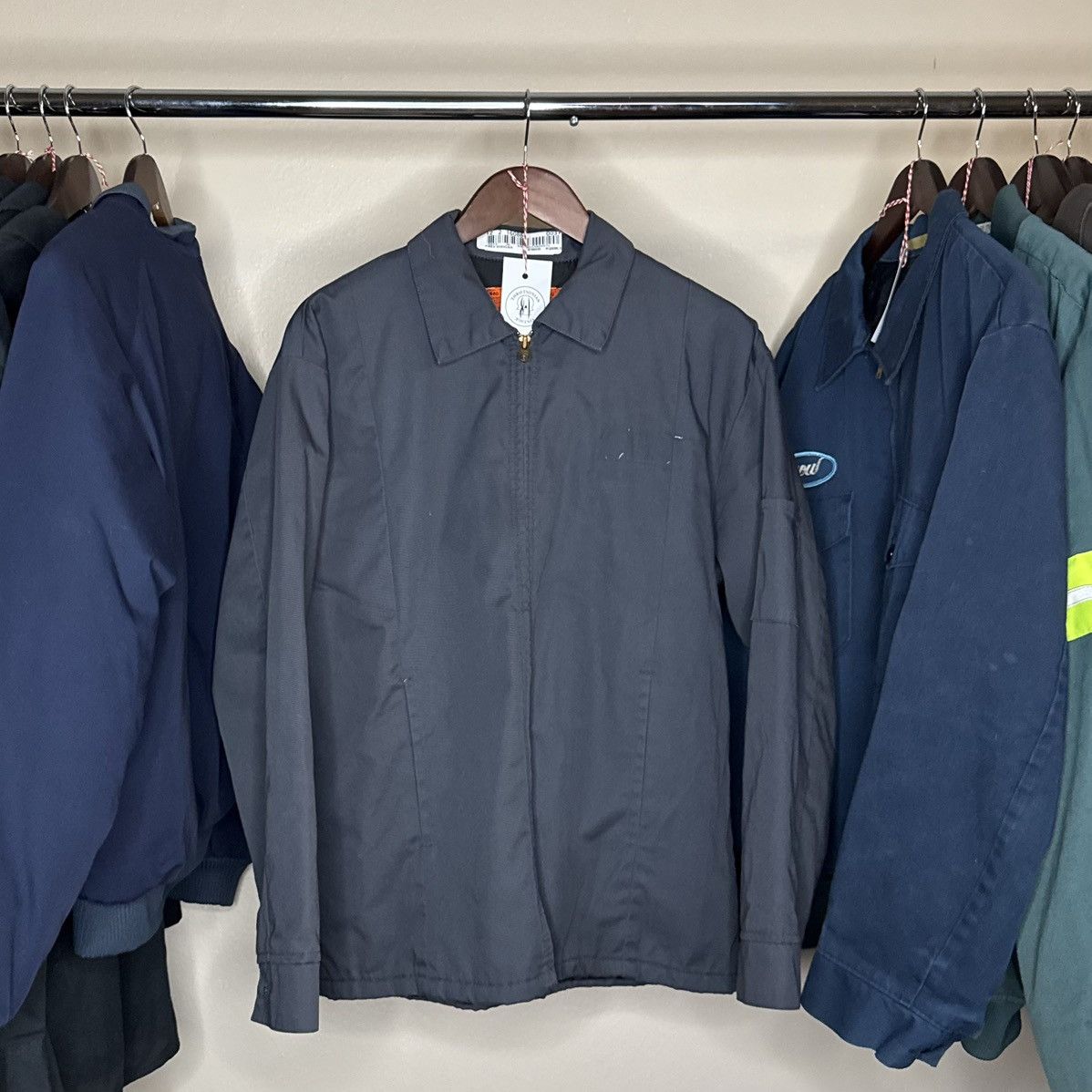 Cintas thrashed faded distressed 90s mechanic work jacket Size US M / EU 48-50 / 2 - 3 Thumbnail