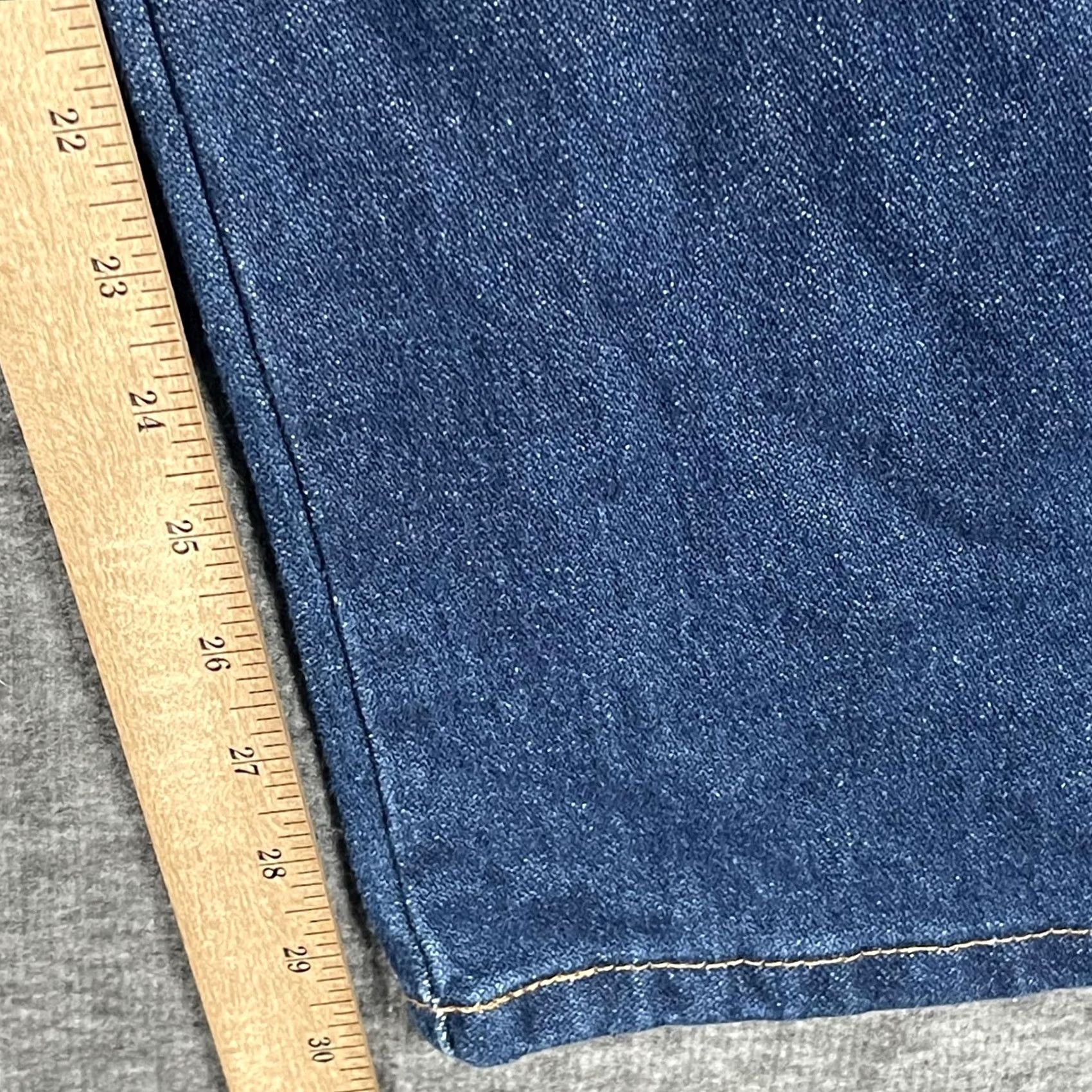 Wrangler Wrangler Jeans Mens 32x30 Blue Cowboy Cut Original Fit 13MWZ Pro Rodeo Western Jeans Pants Regular Denim Dark Blue 32 Mens Size US 32 / EU 48 - 8 Thumbnail