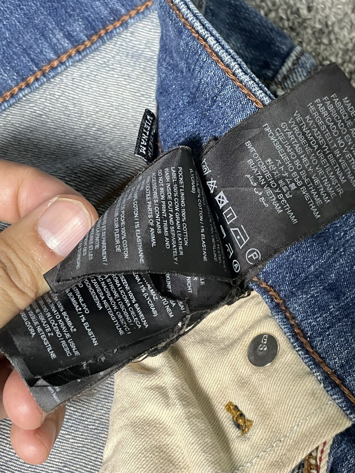 G-Star × Vintage G STAR RAW Brand Tapered Jeans (84) Size US 30 / EU 46 - 12 Thumbnail