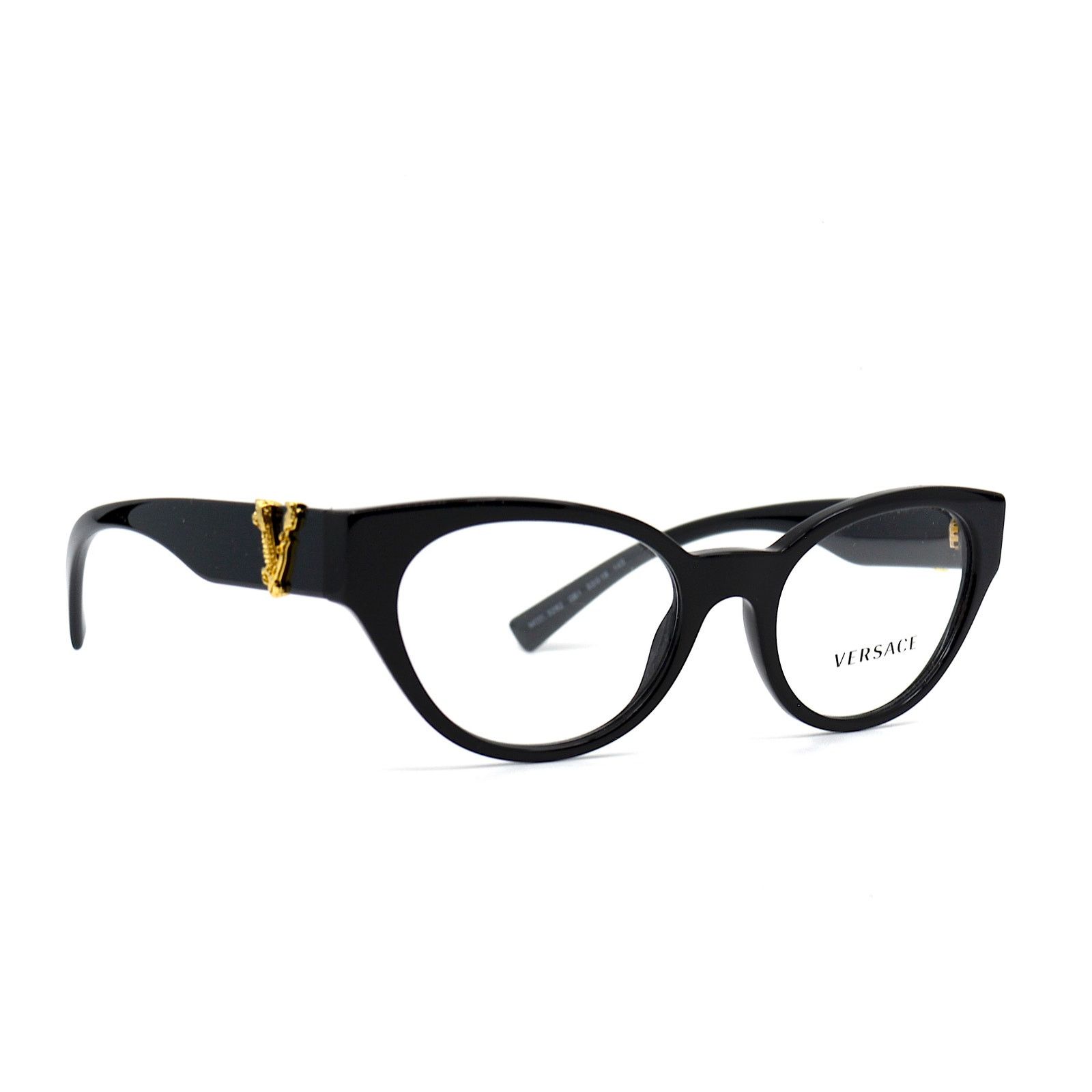 Versace NEW VERSACE VE3282 GB1 BLACK WOMEN EYEGLASSES FRAME Size ONE SIZE - 1 Thumbnail