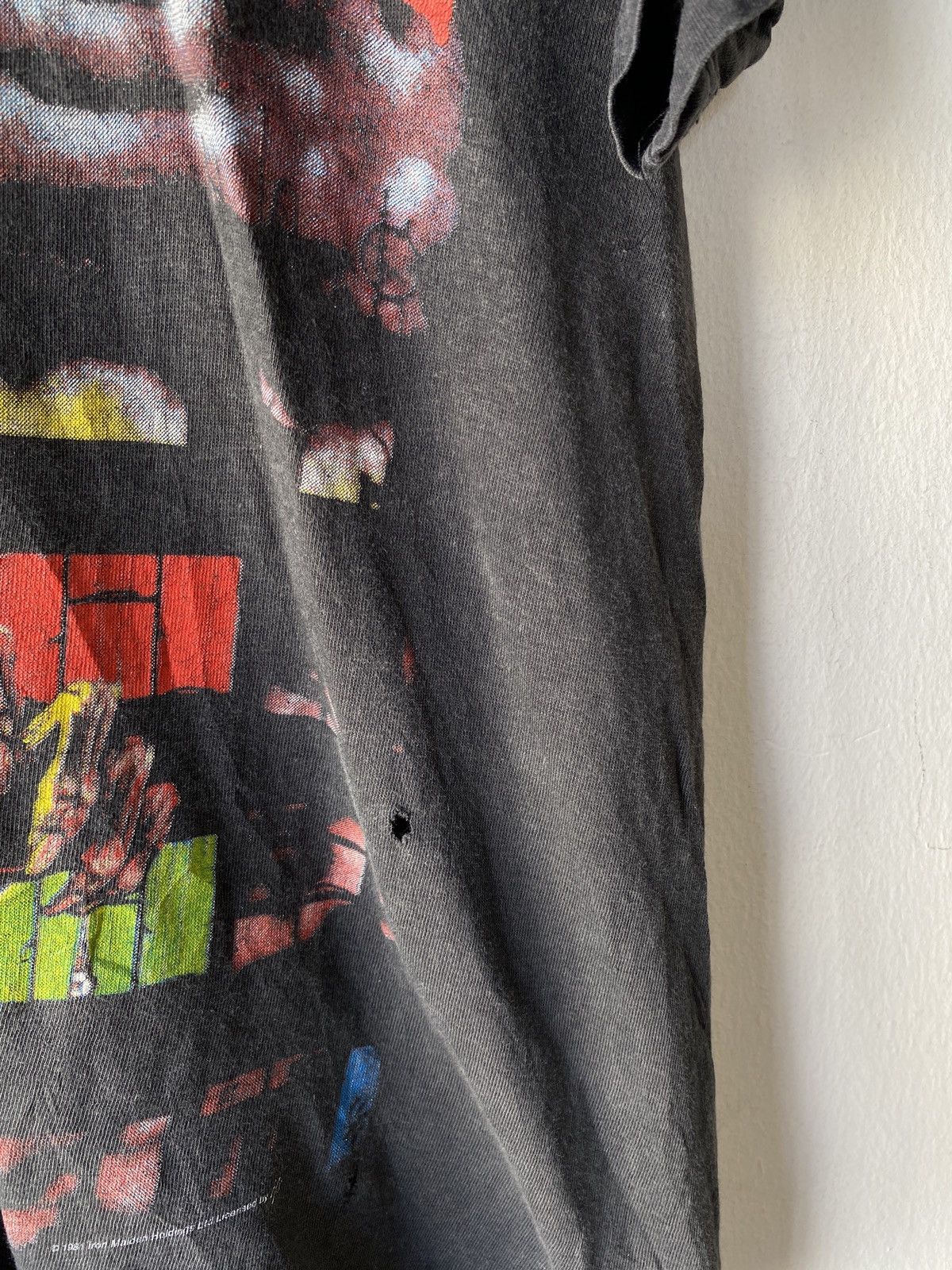 Band Tees × Iron Maiden × Vintage Vintage 80’s Iron Maiden Killers Album Distressed Band Tee Size US M / EU 48-50 / 2 - 9 Thumbnail