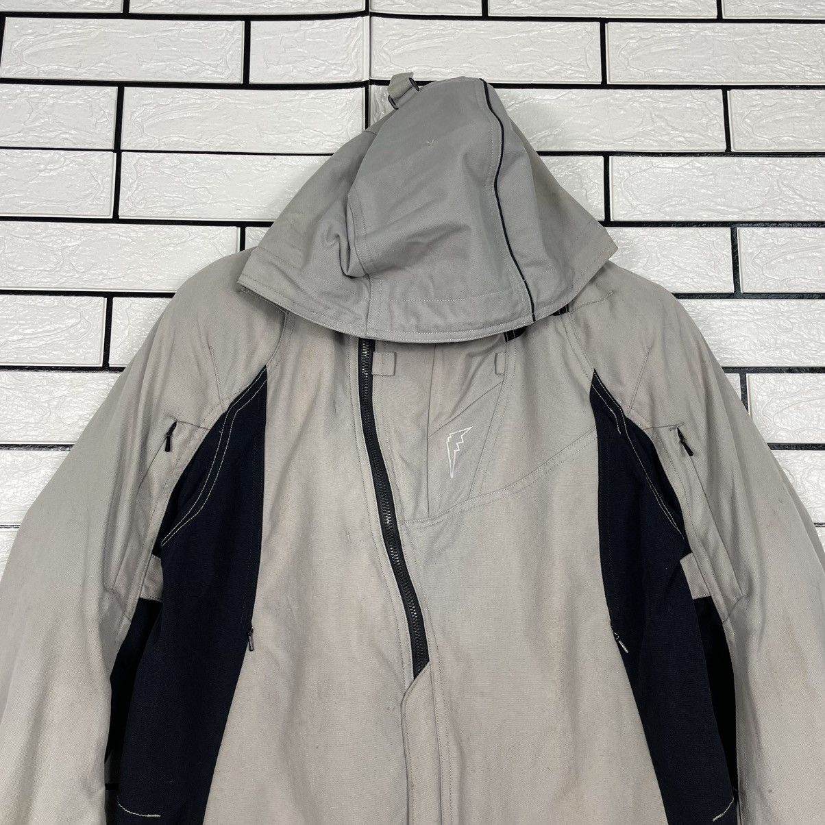Japanese Brand Kushitani Motorcycle Hooded Jacket Size US M / EU 48-50 / 2 - 2 Thumbnail