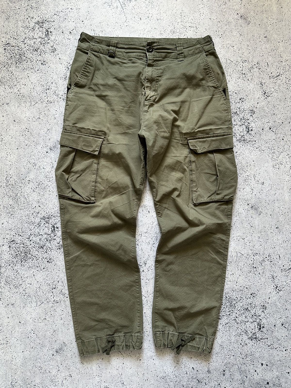 Vintage Nike Cargo Pants Khaki Joggers Y2K USA