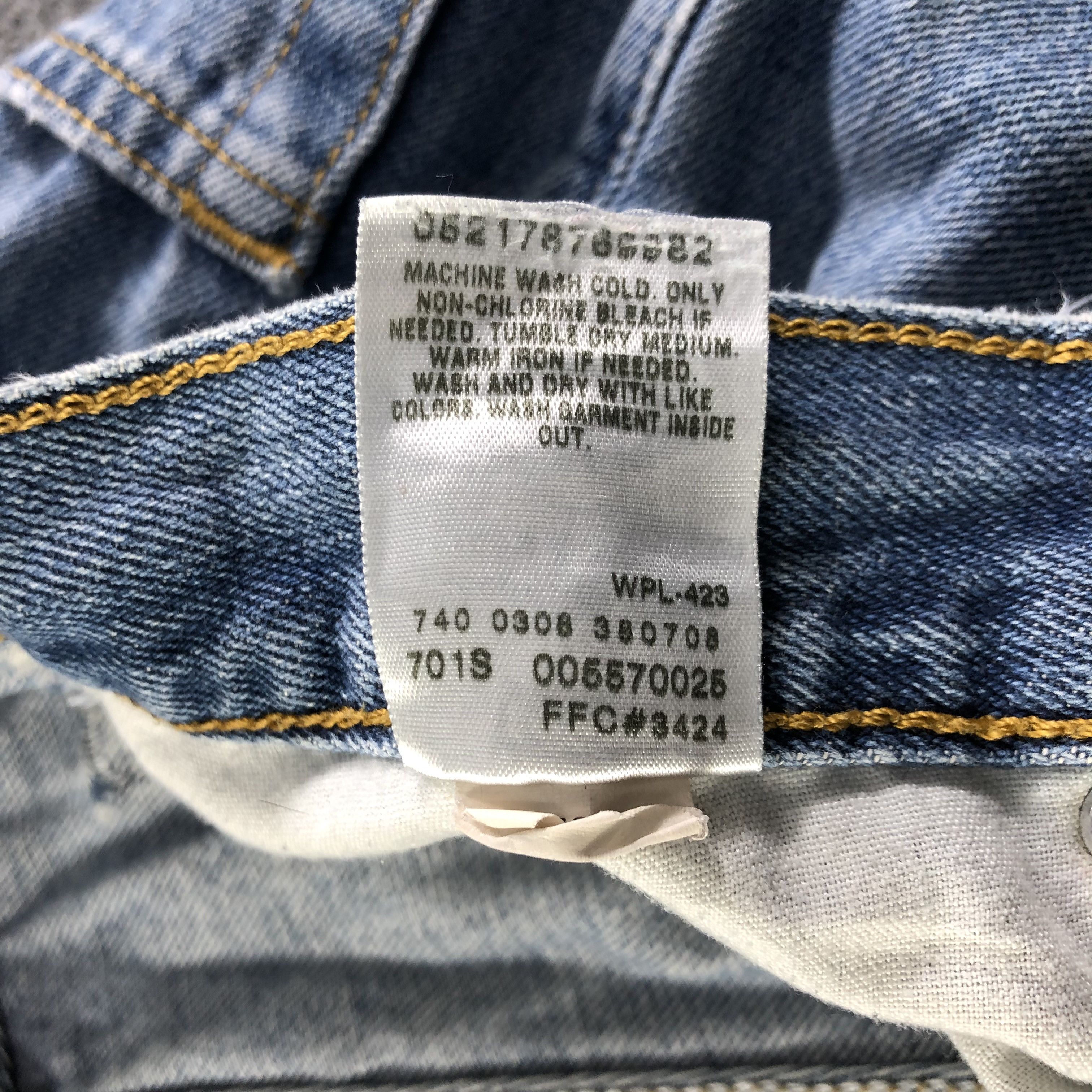 Levi's Vintage Blue Wash Levis 557 Jeans-J3394 Size US 32 / EU 48 - 11 Thumbnail