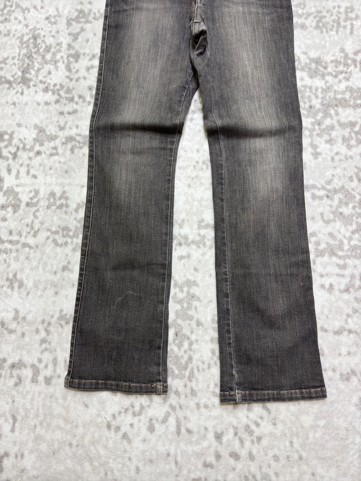 Kansai Yamamoto archive Kansai Yamamoto Sissy Grey Flared Denim Jeans Size US 27 - 6 Thumbnail