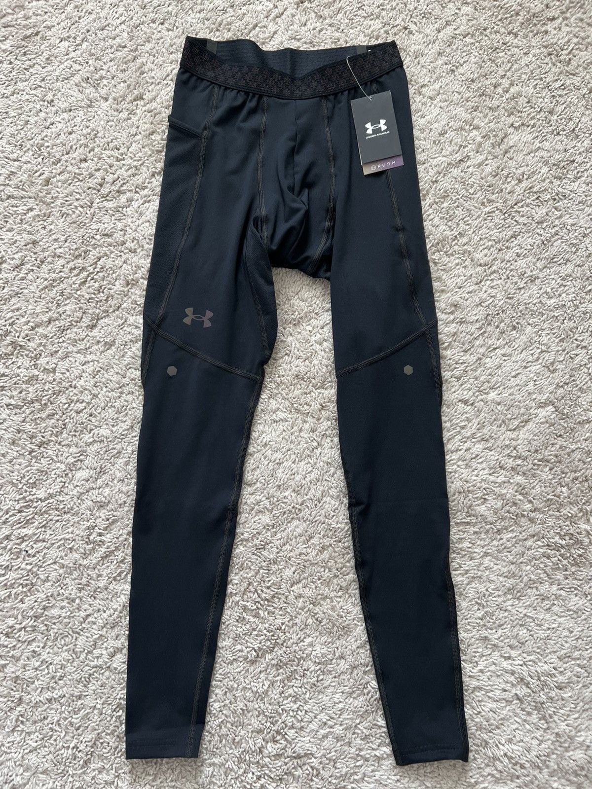 Under Armour Under Armour HeatGear UA RUSH SmartForm Leggings Black Size US 32 / EU 48 - 6 Thumbnail