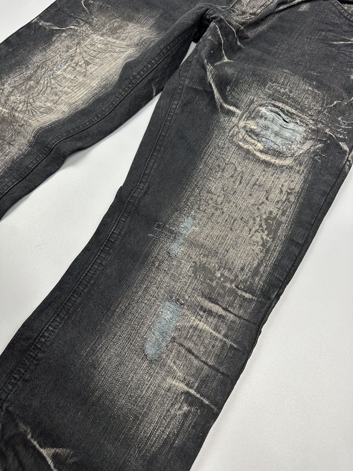 In The Attic × Seditionaries 🔥Sick Nice🔥 Distressed In The Attic Whiskered Denim Size US 32 / EU 48 - 8 Thumbnail