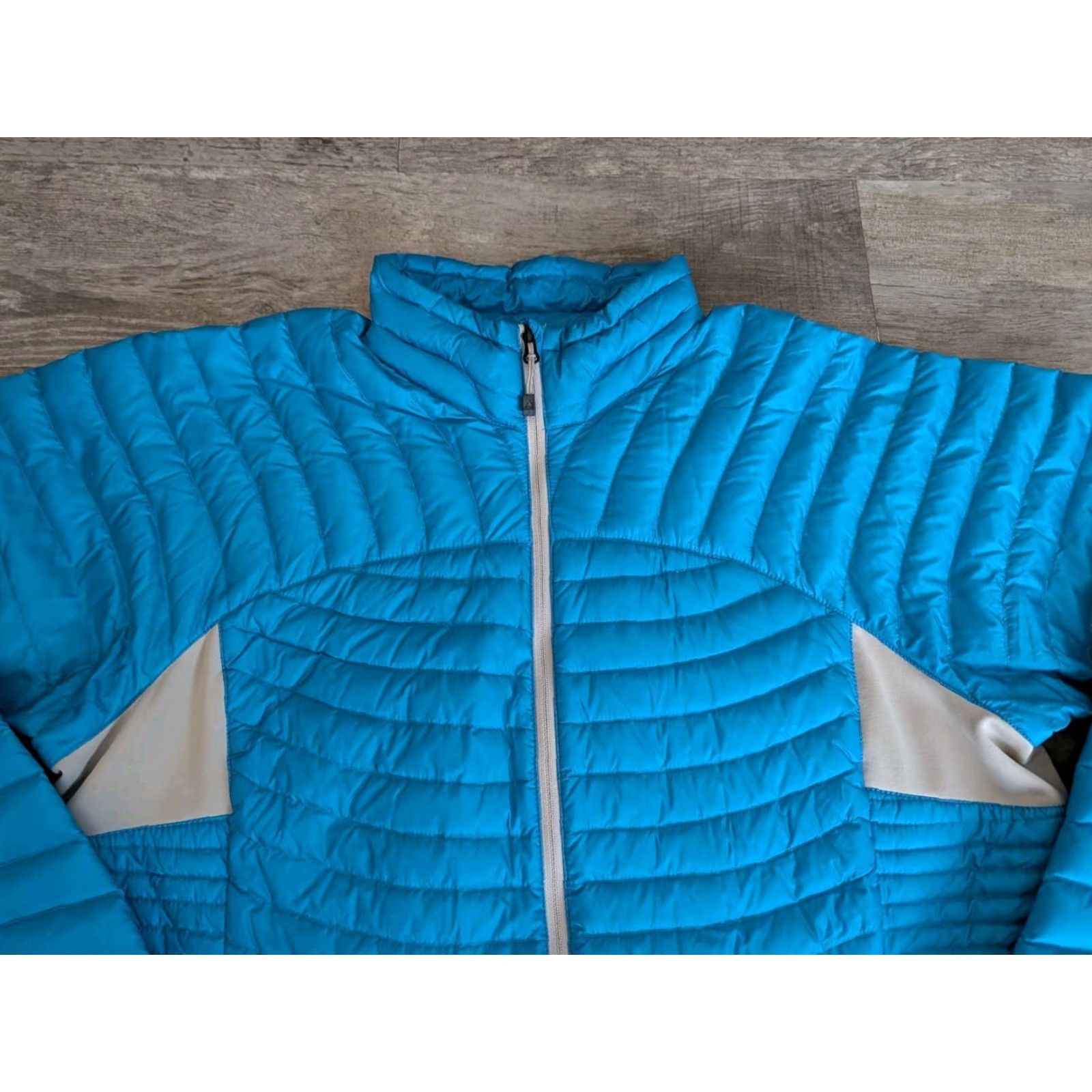 Eddie Bauer Eddie Bauer First Ascent Womens Blue Puffer Jacket EB800 Fill Power Goose Down M Size S / US 4 / IT 40 - 2 Thumbnail