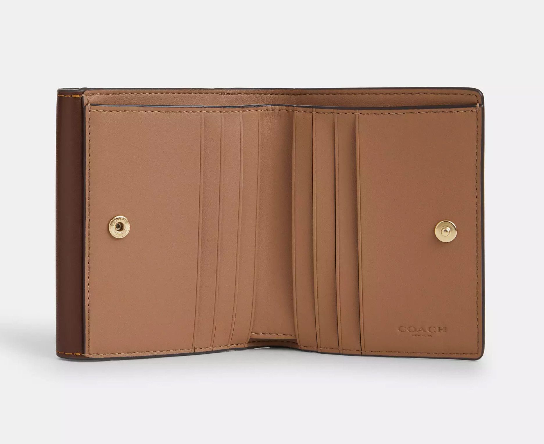 Coach Eliza Small Wallet In Signature Canvas CW801 Size ONE SIZE - 3 Thumbnail