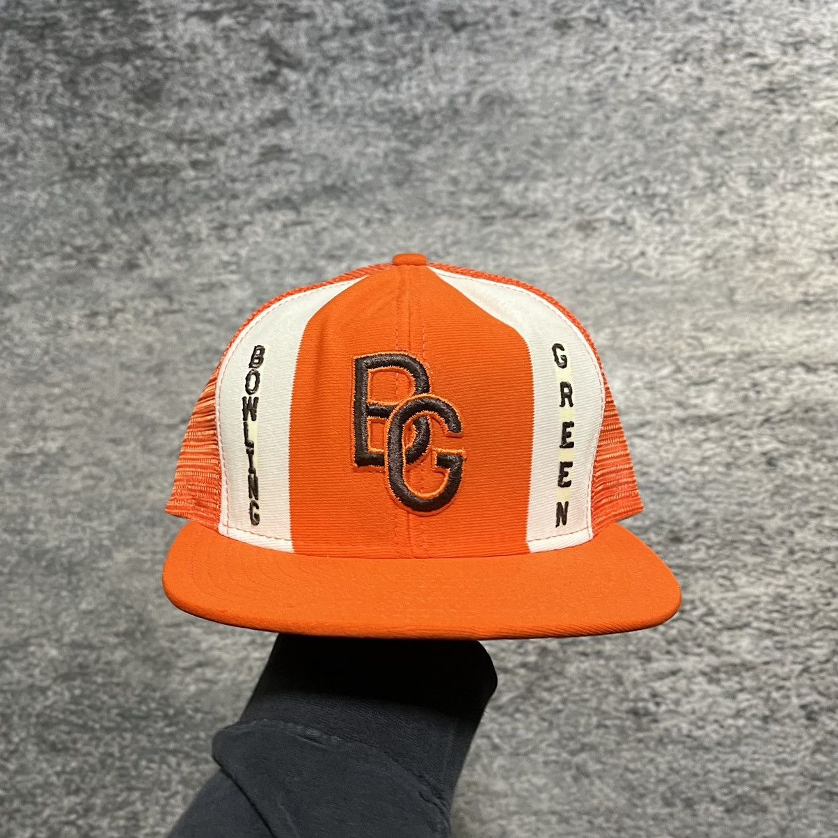 Vintage Vintage 90s Bowling Green Falcons Snapback Trucker Hat Size ONE SIZE - 1 Thumbnail