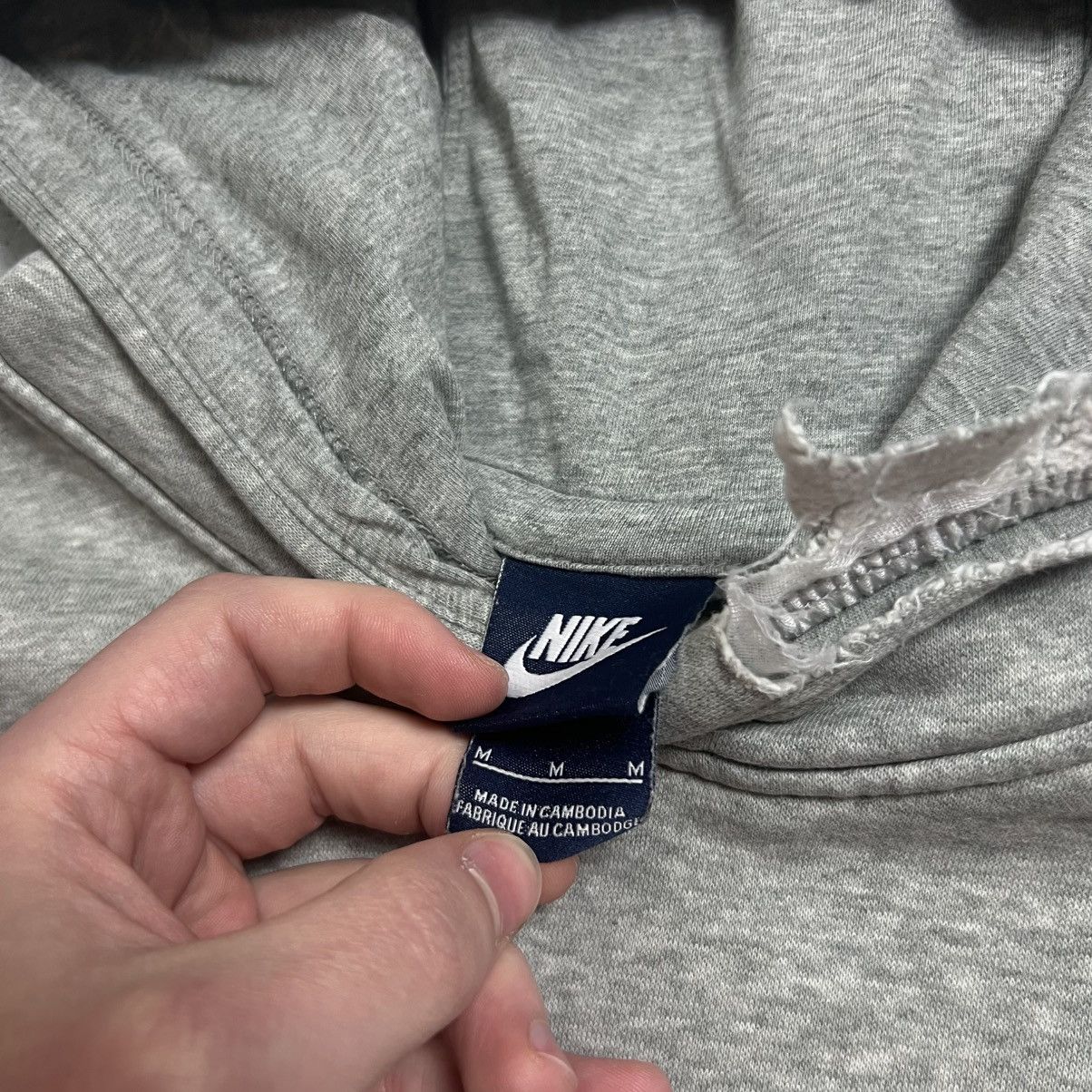 Nike 00s NIKE SPELLOUT BIG EMBROIDERED LOGO VINTAGE Y2K HOODIE Size US M / EU 48-50 / 2 - 6 Thumbnail