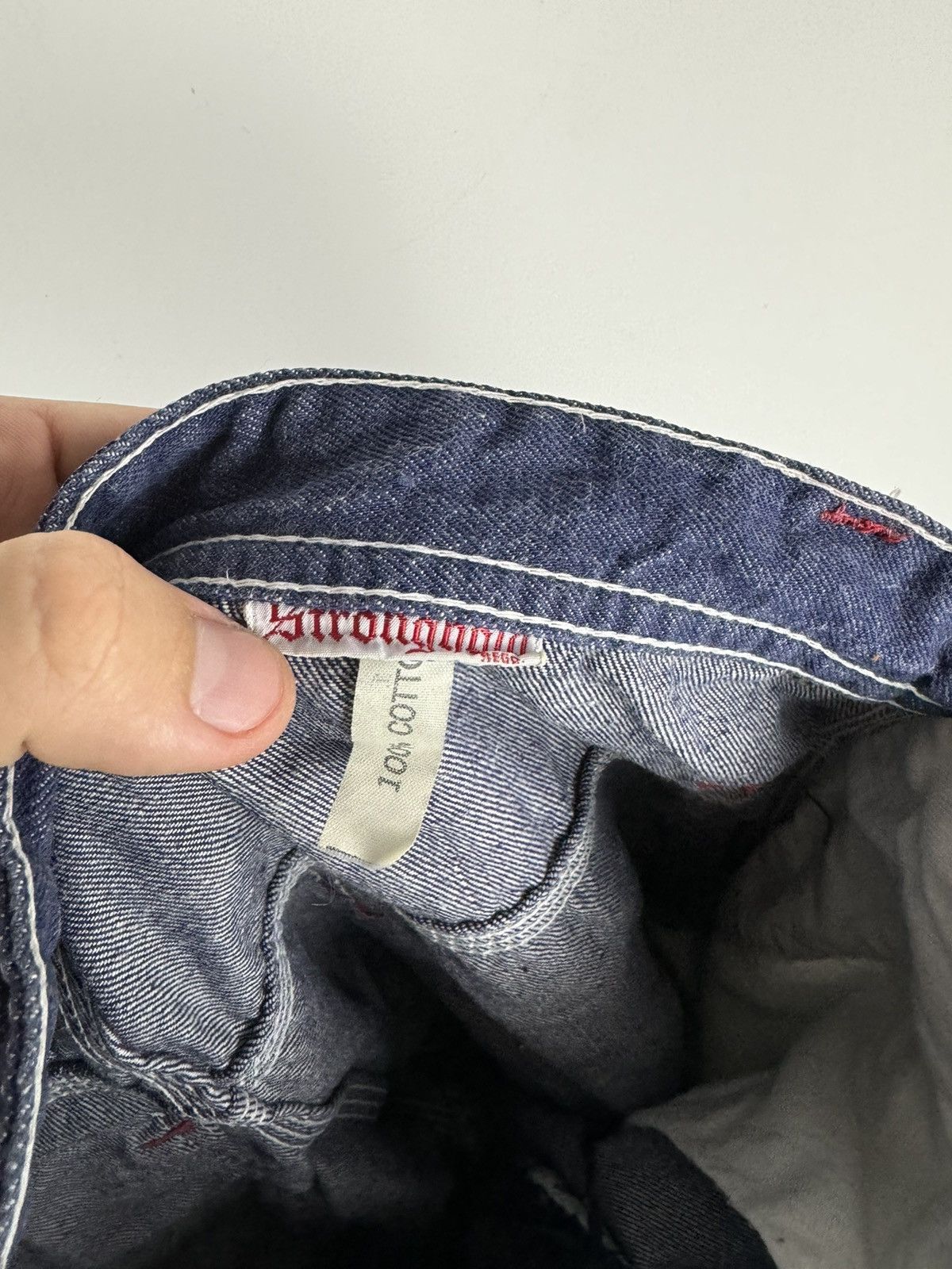 The Stronghold Vintage Rare Stronghold Sanforized Denim Jeans Size US 30 / EU 46 - 6 Thumbnail