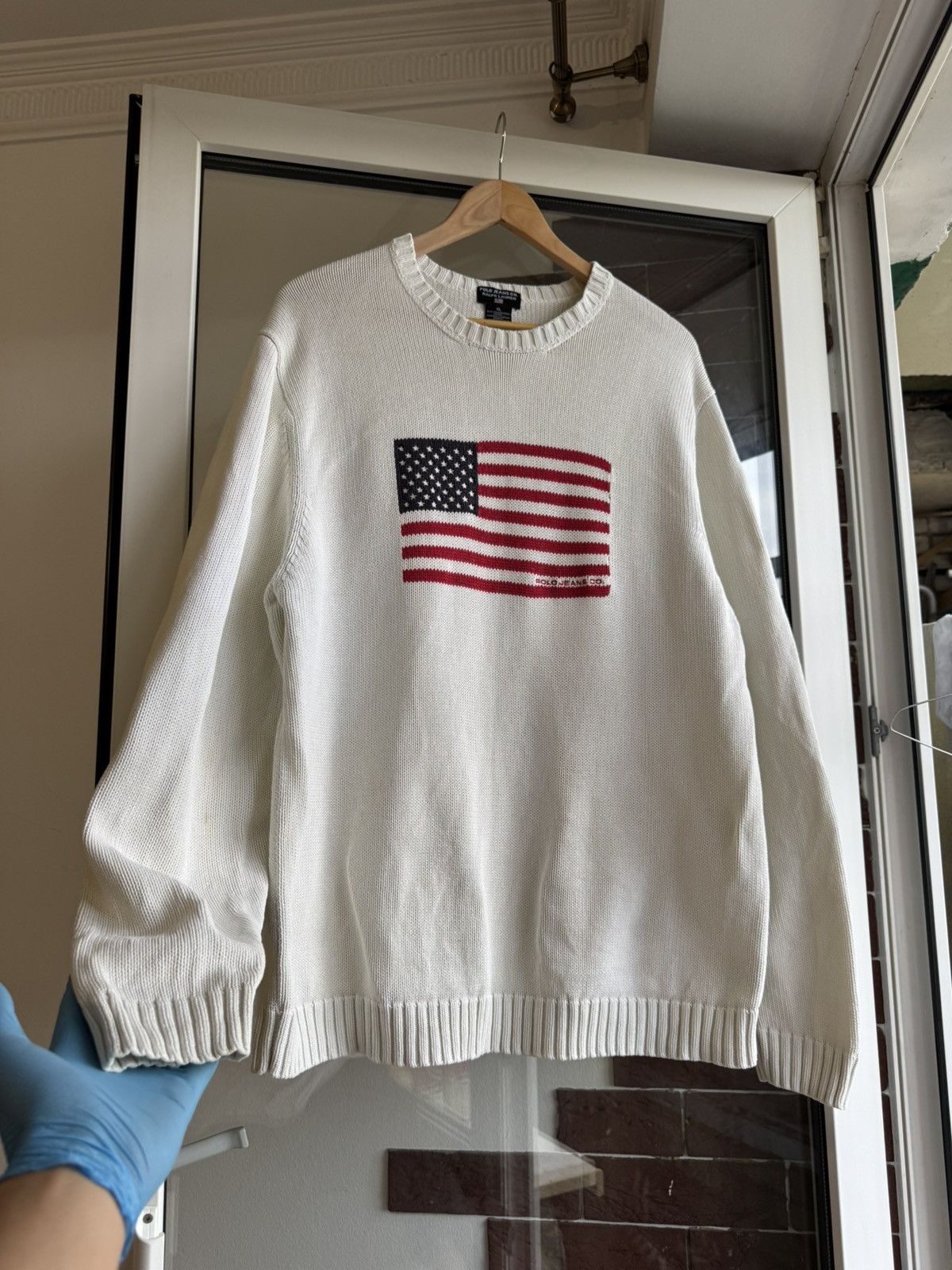 Polo Ralph Lauren 🇺🇸Polo Ralph Lauren American Flag sweater Size US XL / EU 56 / 4 - 1 Thumbnail