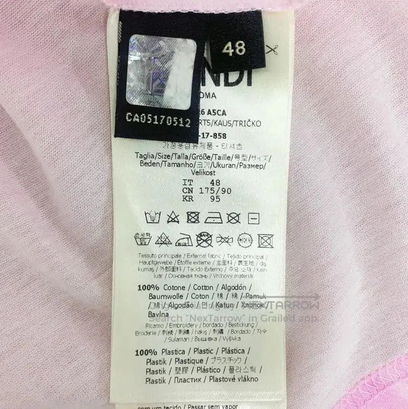 Fendi Fendi Pink Cotton Women's T-Shirt . Size S / US 4 / IT 40 - 7 Thumbnail