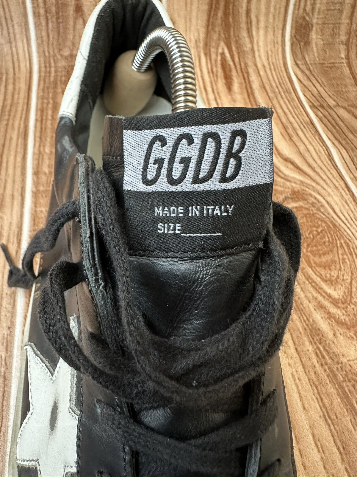 Golden Goose Golden Goose Superstar GGDB Black Leather Lowtop Sneakers Size US 9 / EU 42 - 17 Thumbnail