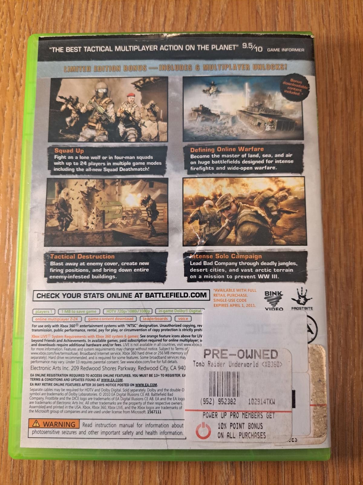 Other Battlefield Bad Company 2 Limited Edition Xbox 360 Game Size ONE SIZE - 2 Thumbnail