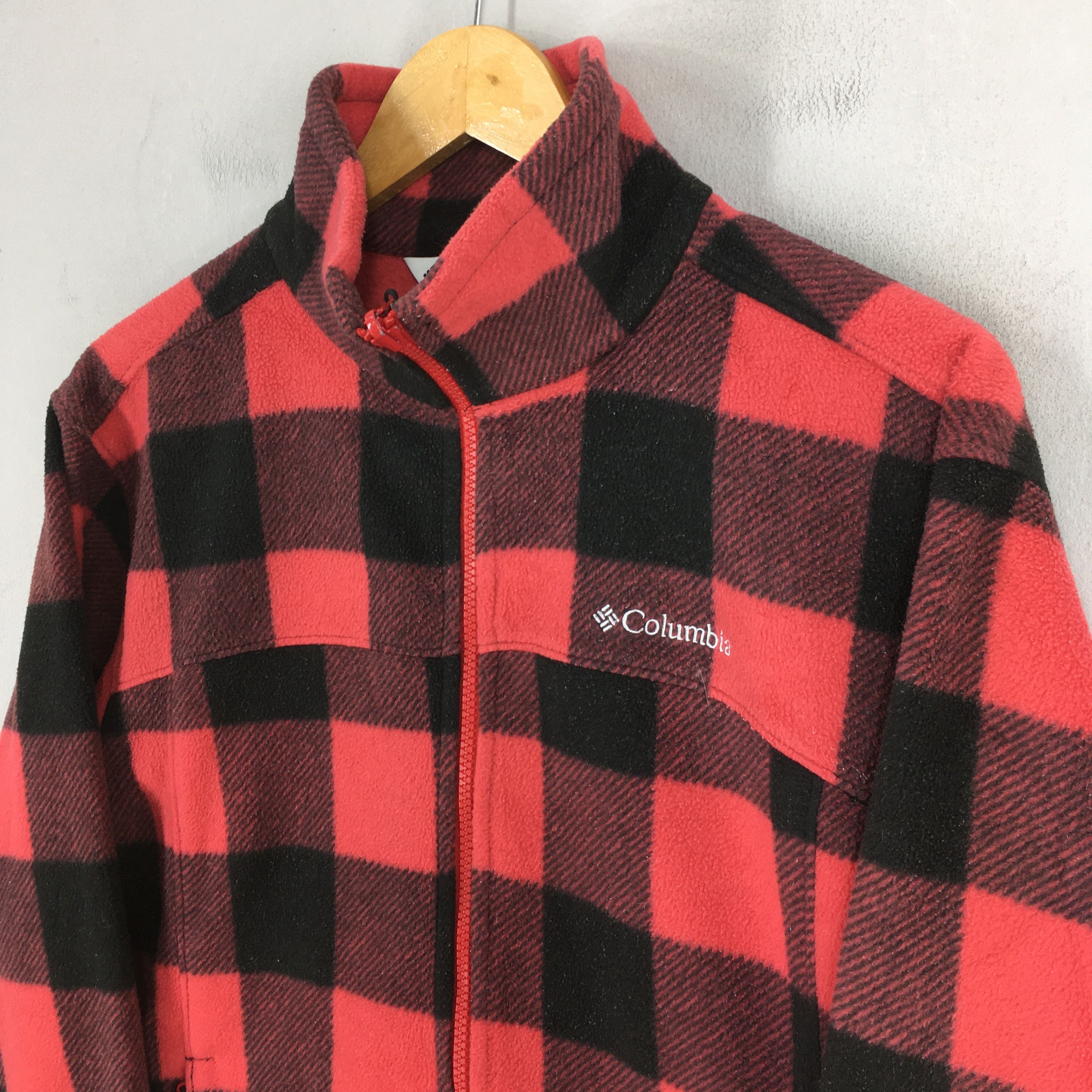 Columbia × Vintage Columbia Sportswear Tartan Plaid Checkered Fleece Sweater M Size US M / EU 48-50 / 2 - 3 Thumbnail