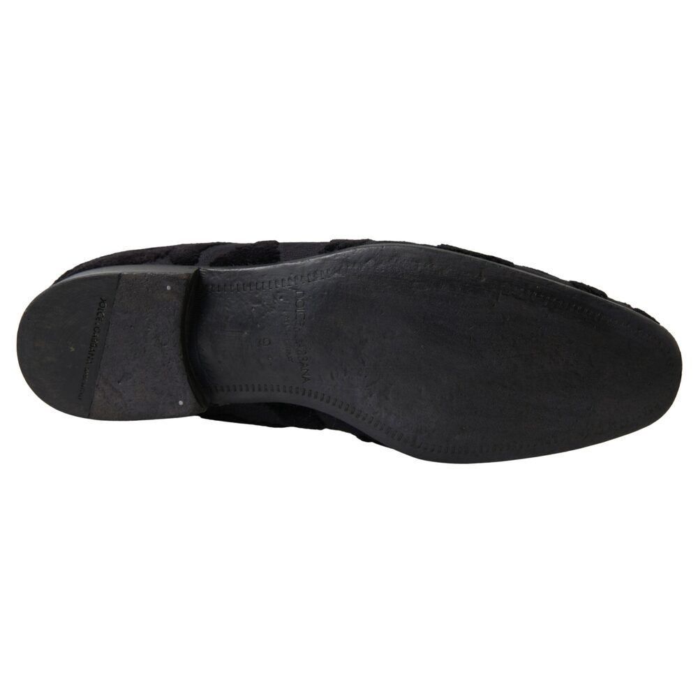 Dolce & Gabbana Dolce & Gabbana Exquisite Black Vintage Loafers for Men Size US 11 / EU 44 - 4 Thumbnail