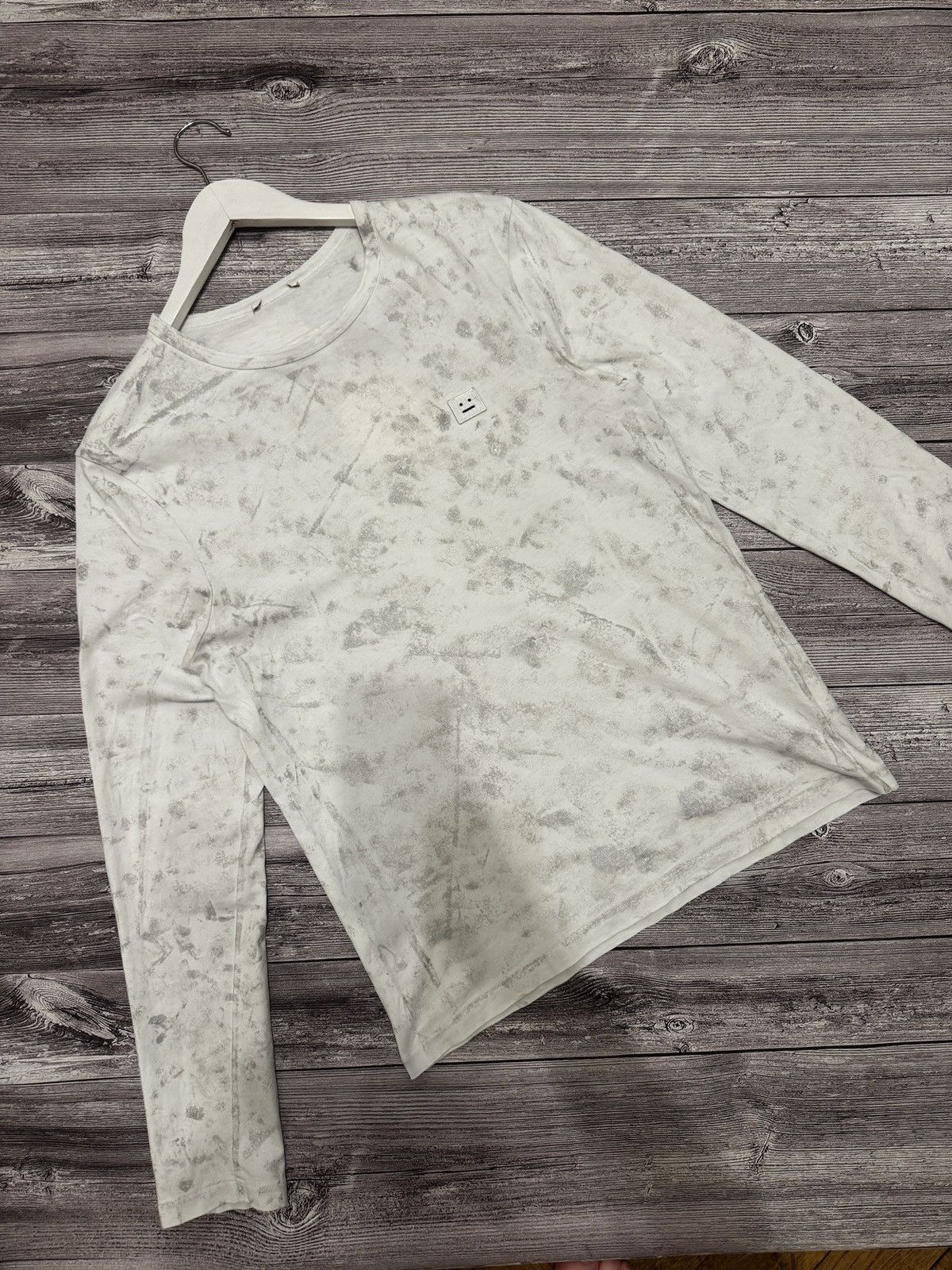 Custom Acne Studios Face Patch Long Sleeve | Size L |