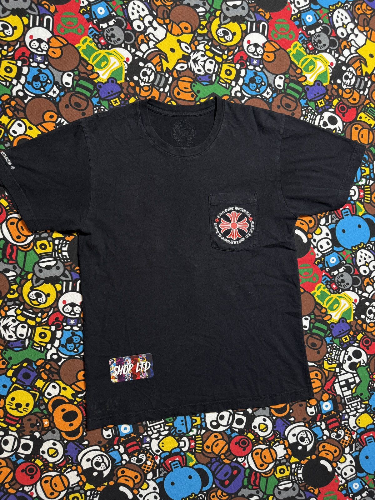 Chrome Hearts Chrome Hearts Red Cross Logo Tee Size US M / EU 48-50 / 2 - 3 Thumbnail