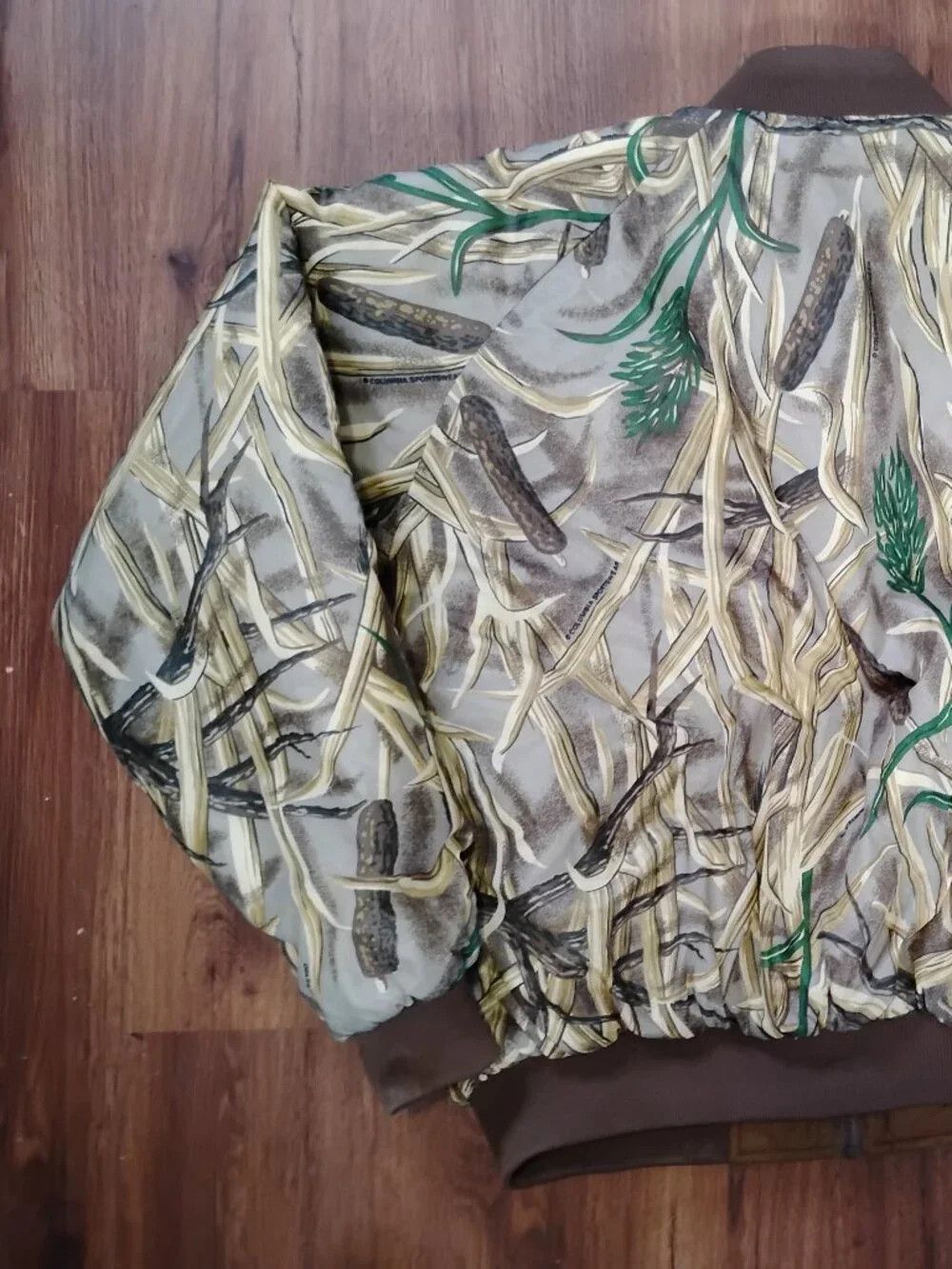 Columbia Vintage Columbia Cattail Camouflage Bomber Jacket Reversible Size US L / EU 52-54 / 3 - 4 Thumbnail