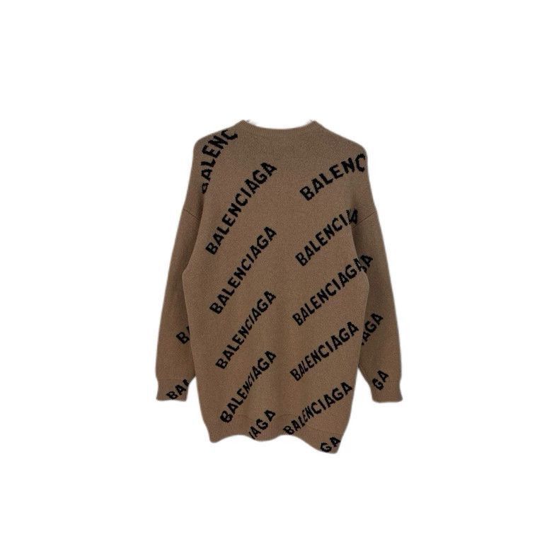 Balenciaga Balenciaga camel colored bullet screen logo wool sweater-25 Size US XS / EU 42 / 0 - 2 Thumbnail