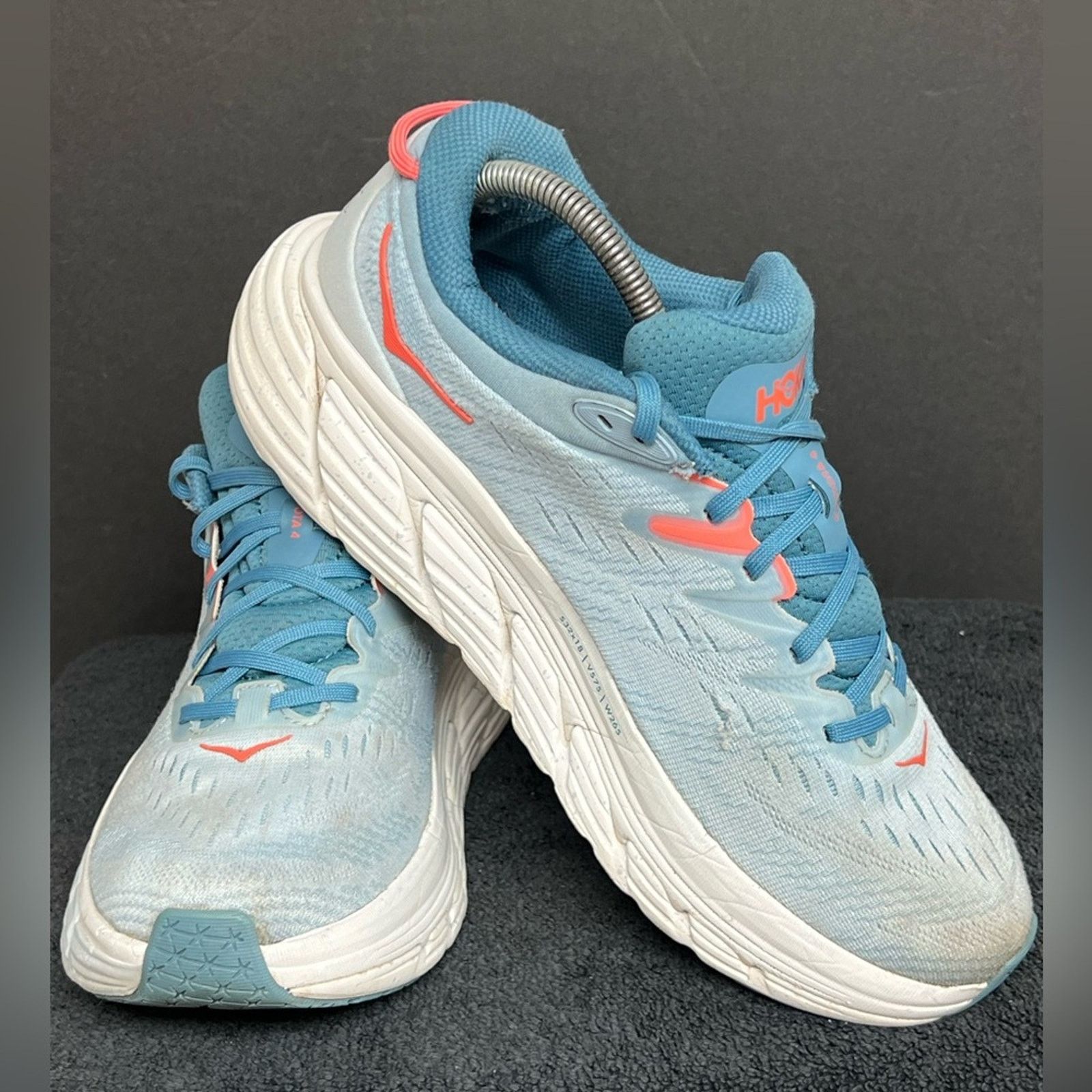 Hoka Hoka One One Gaviota 4 Women's Size 10 B Blue Running Shoes Size US 10 / IT 40 - 3 Thumbnail