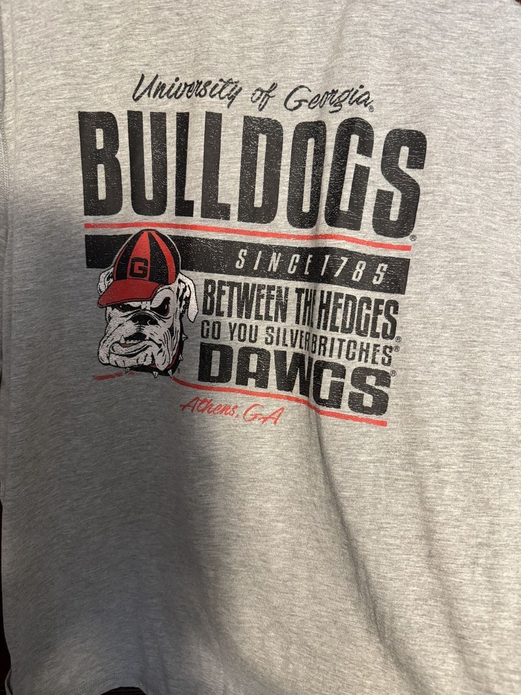 Champion Georgia Bulldogs Champion Pocket T-Shirt Men Size XL Gray Size US XL / EU 56 / 4 - 5 Thumbnail