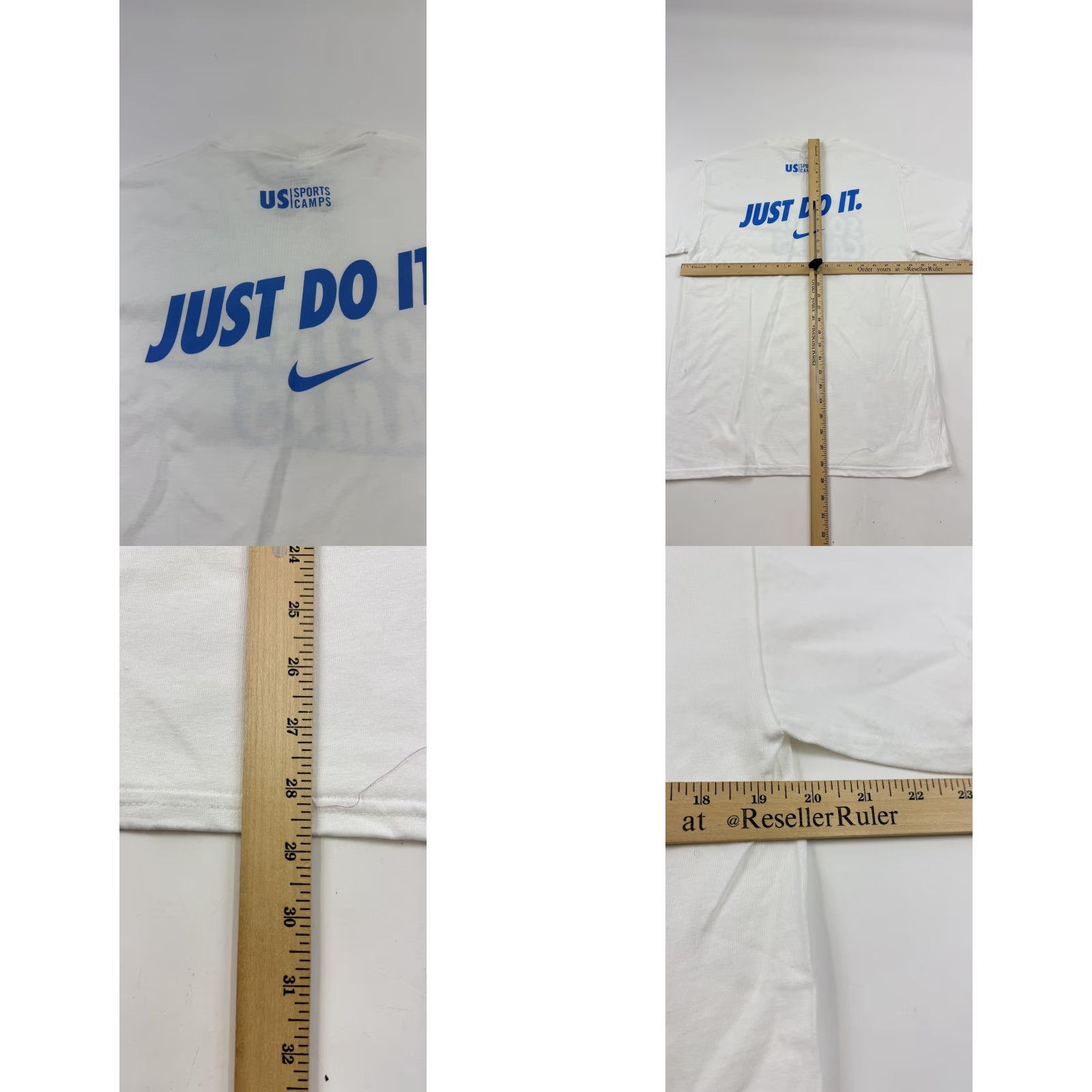 Nike Nike Softball Camps Shirt Adult Medium White Just Do It Graphic Tee Size US M / EU 48-50 / 2 - 8 Thumbnail