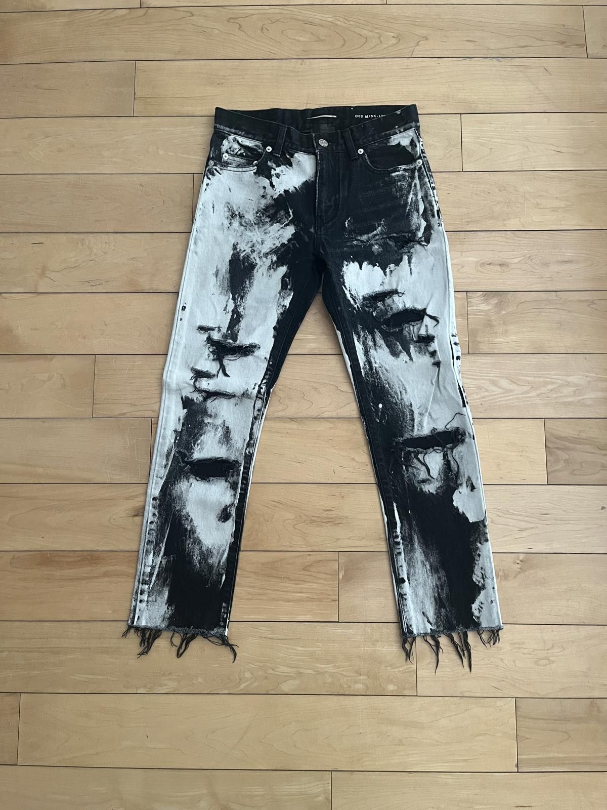 Saint Laurent Paris Saint Laurent Hedi Era D02 Skinny Jeans Size US 27 - 1 Thumbnail