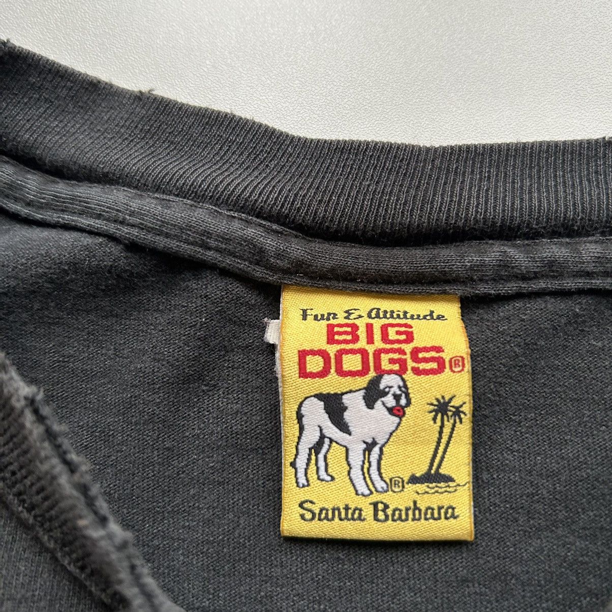 Vintage Vintage 90s Bad Dog Attitude Big Dog Graphic T Shirt 2XL Size US XXL / EU 58 / 5 - 7 Thumbnail