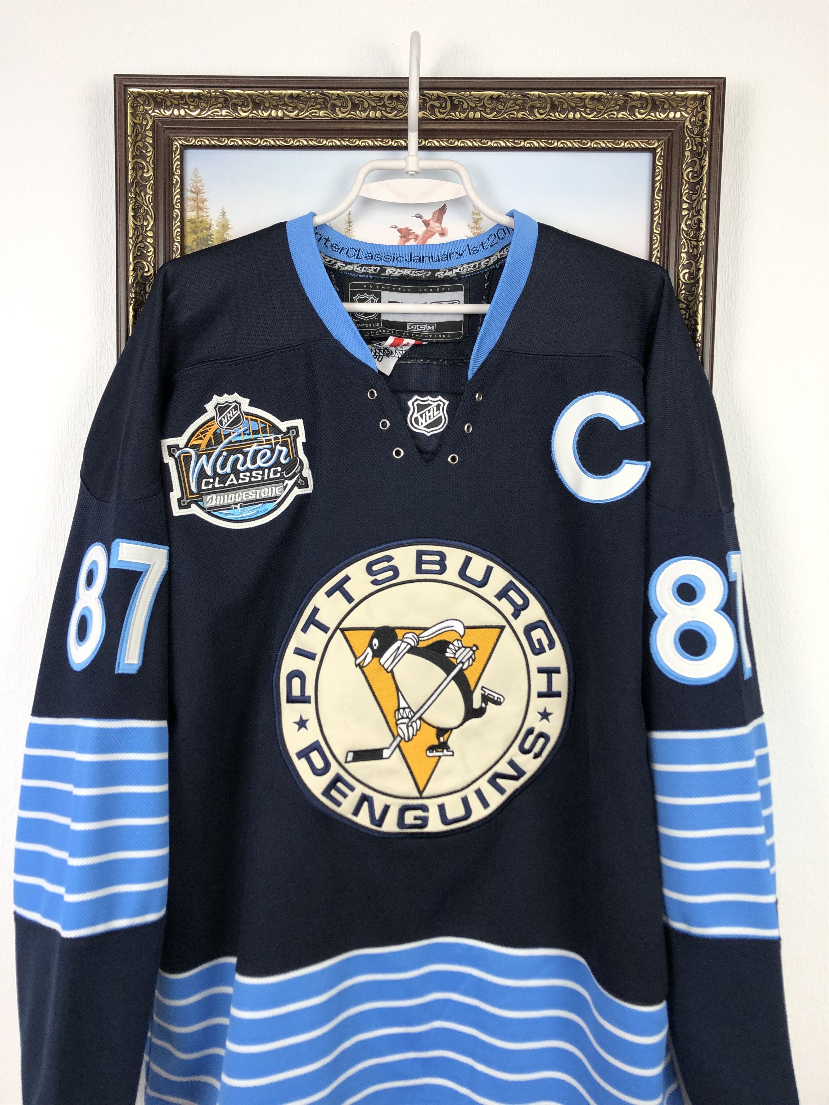 Reebok Reebok Pittsburgh Penguins Sidney Crosby NHL Mens Jersey L Size US L / EU 52-54 / 3 - 2 Thumbnail