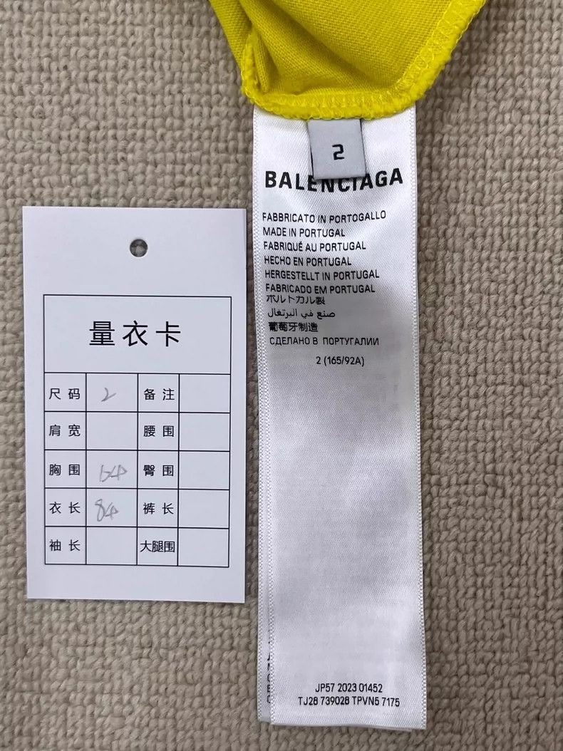 Balenciaga Balenciaga Monogrammed crewneck short sleeves 2505-Nextarro Size US M / EU 48-50 / 2 - 6 Thumbnail