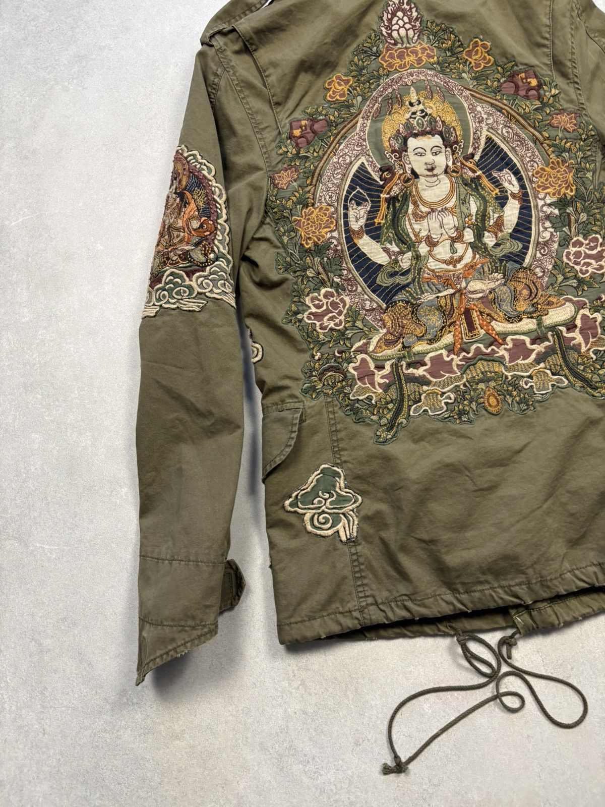 Vintage Vintage Royal Buddha Military Embroidered Jacket U.S Army Size US S / EU 44-46 / 1 - 3 Thumbnail