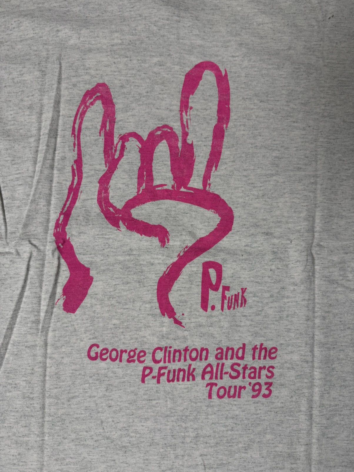 Band Tees VINTAGE 1993 GEORGE CLINTON & P-FUNK ALL STARS TOUR T-SHIRT Size US L / EU 52-54 / 3 - 6 Thumbnail