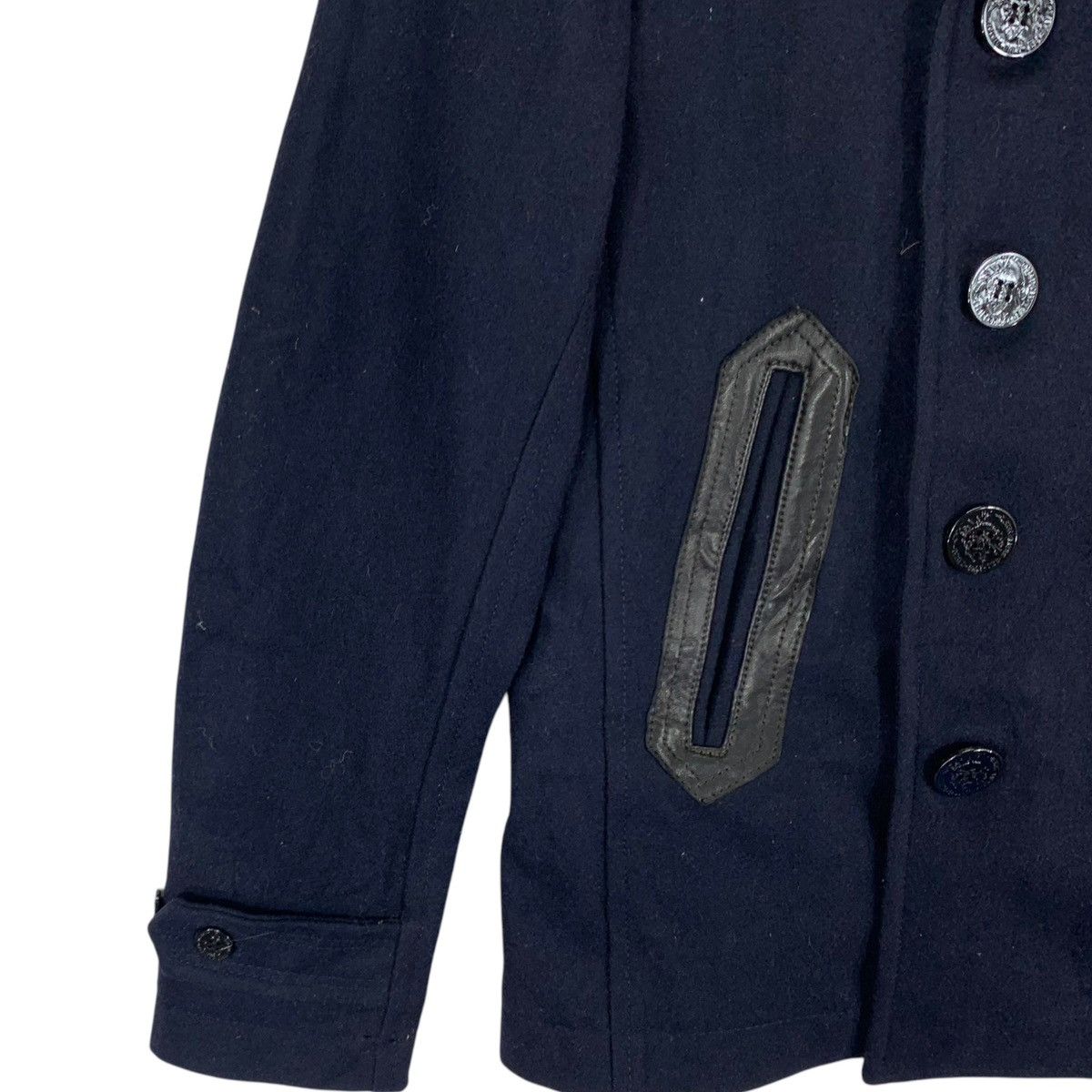 Diesel × Diesel Black Gold × Vintage VINTAGE DIESEL DOUBLE BREASTED WOOL COAT Size US L / EU 52-54 / 3 - 12 Thumbnail