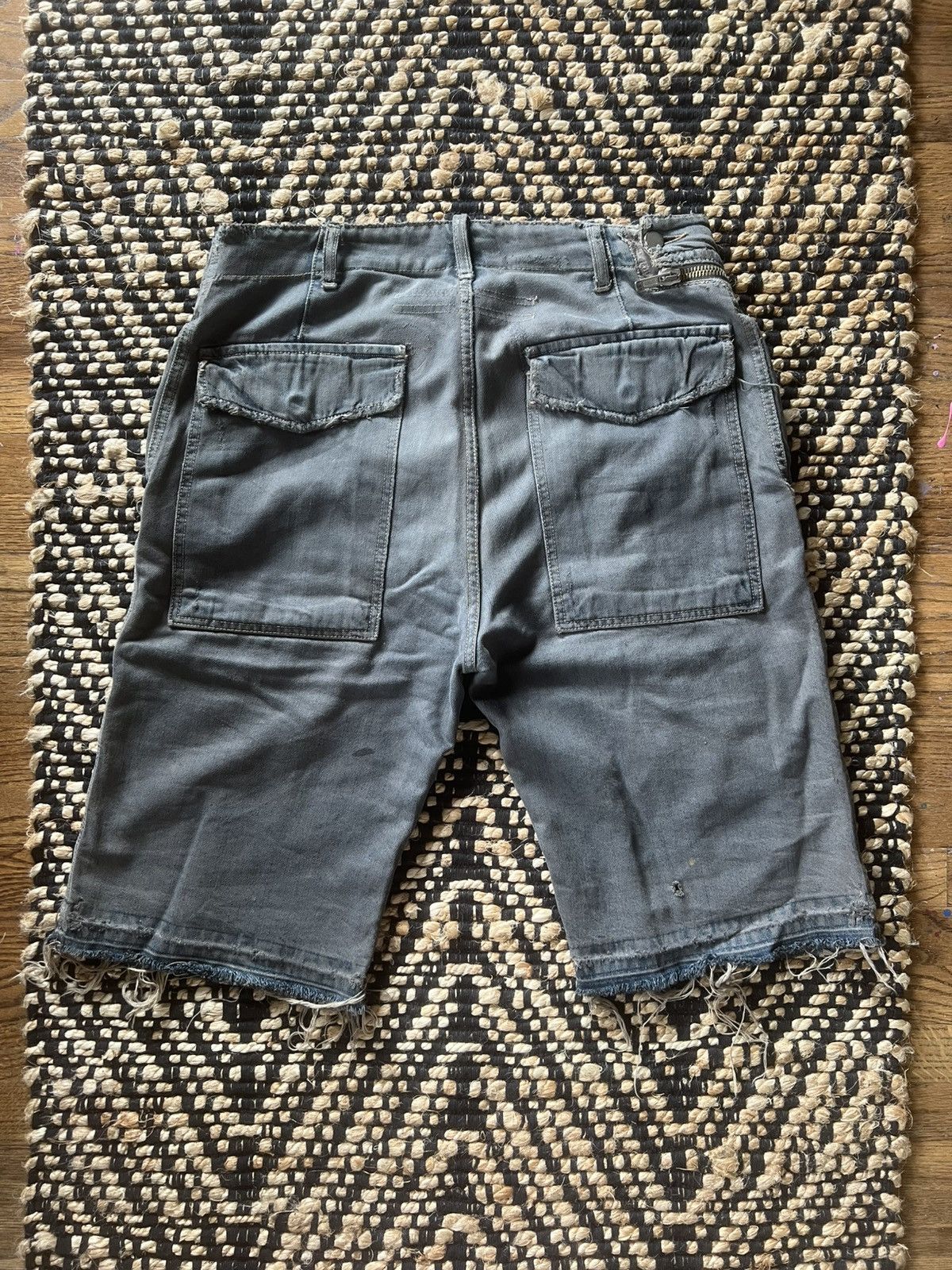 Rick Owens Rick Owens DRKSHDW AW06 Brown Double Layer Aircut Shorts Size US 33 - 3 Thumbnail