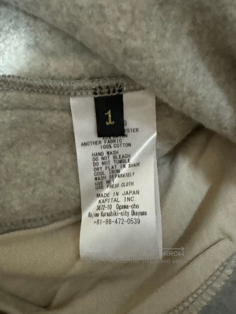 Kapital Kapital Pullover sweatshirt fleece Size US S / EU 44-46 / 1 - 4 Thumbnail