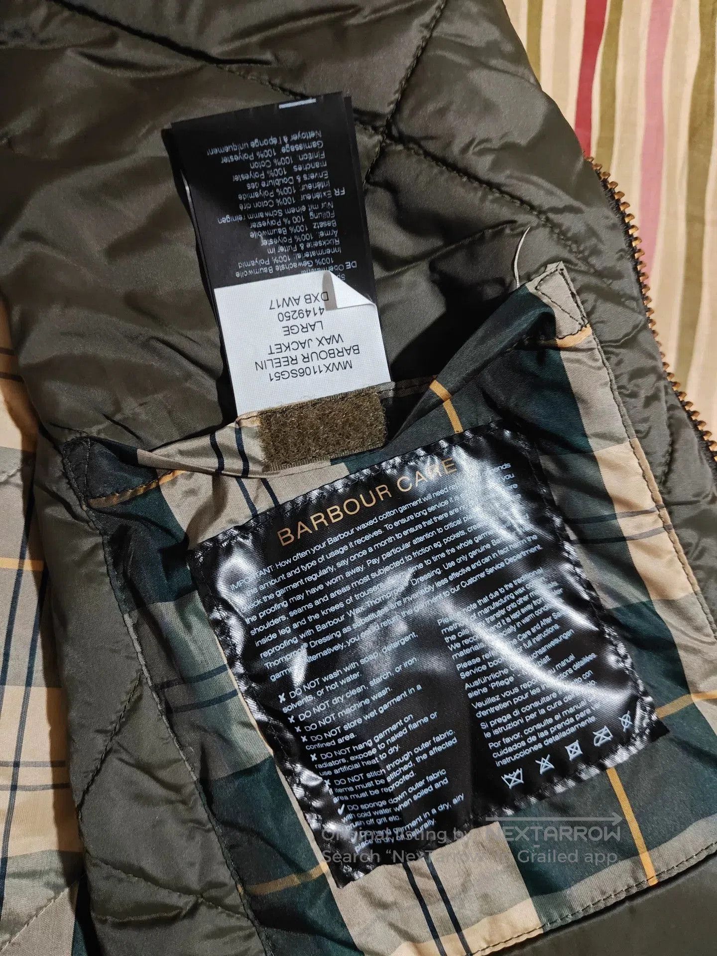 Barbour Bedale Waxed Cotton Jacket.