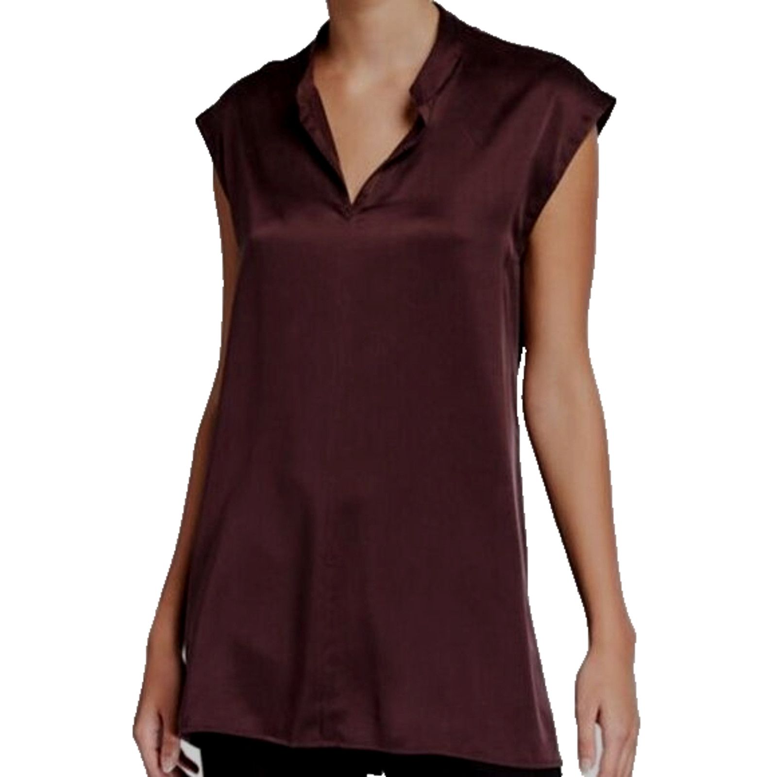 Eileen Fisher NWT EILEEN FISHER Casis Sandwashed Silk Mandarin Top Size S Size S / US 4 / IT 40 - 1 Thumbnail