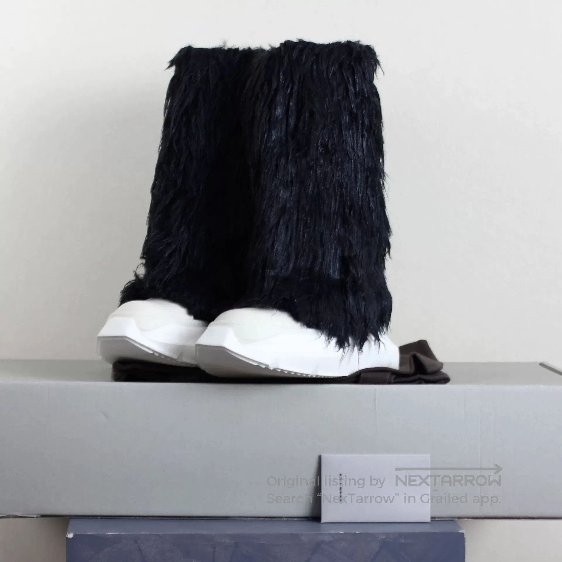 Rick Owens Rick Owens 22AW Shaggy High Boots. Size US 8 / EU 41 - 1 Thumbnail