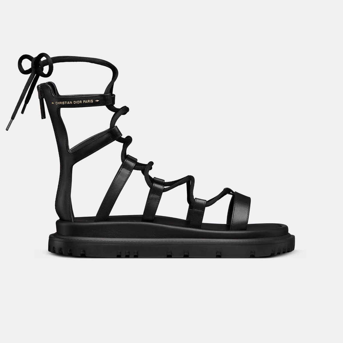 image of Dior O1Bcso1Str0324 Sandal In Black, Women's